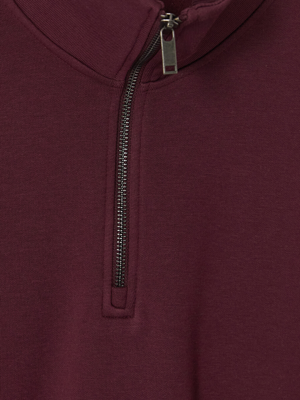 Mock Neck Men's Thick Sweatshirt-1
