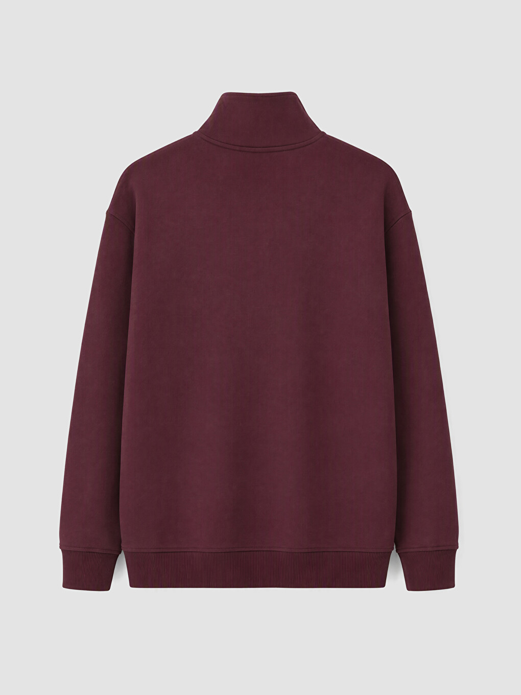 Mock Neck Men's Thick Sweatshirt-2