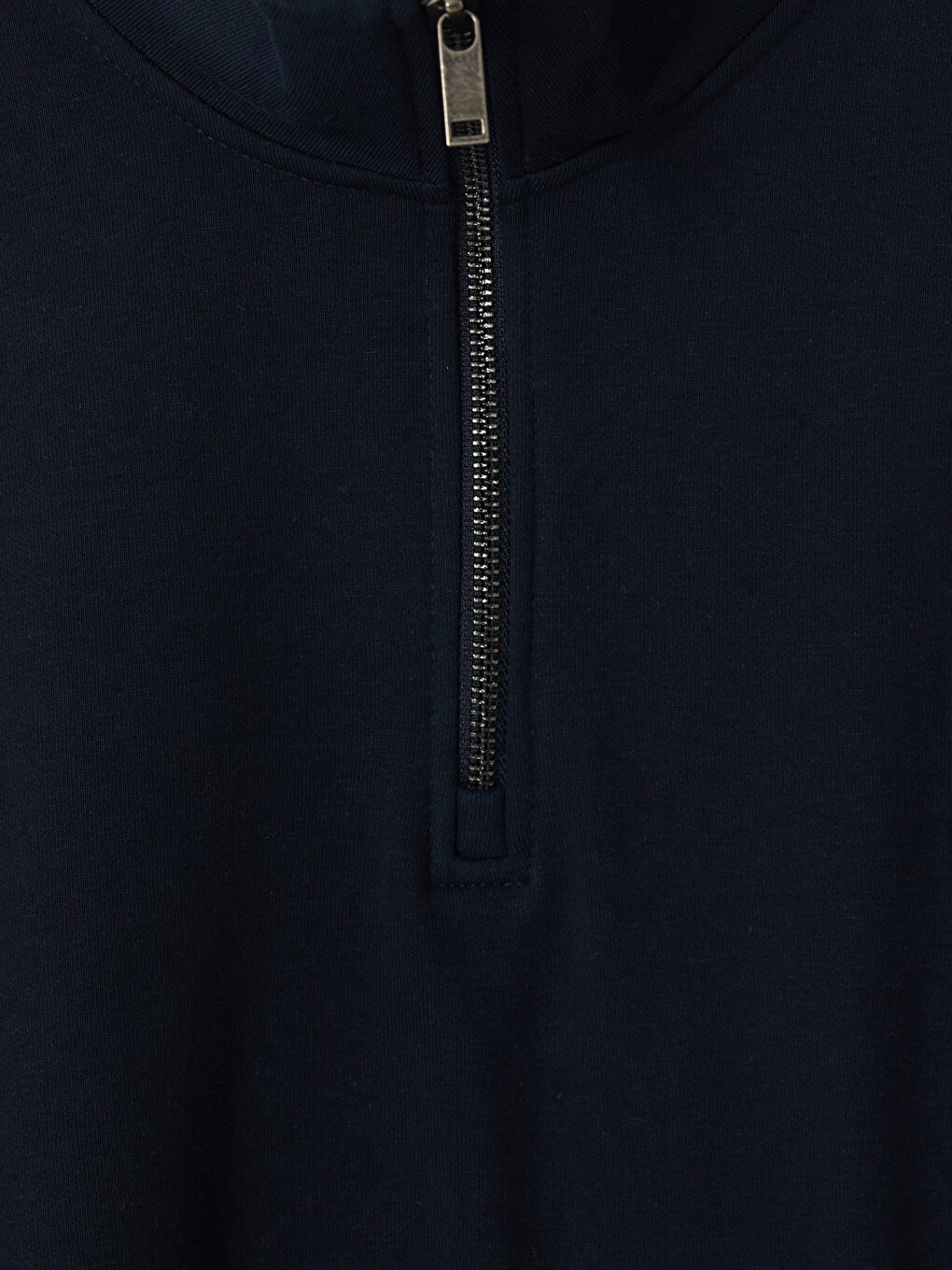 Mock Neck Men's Thick Sweatshirt-2