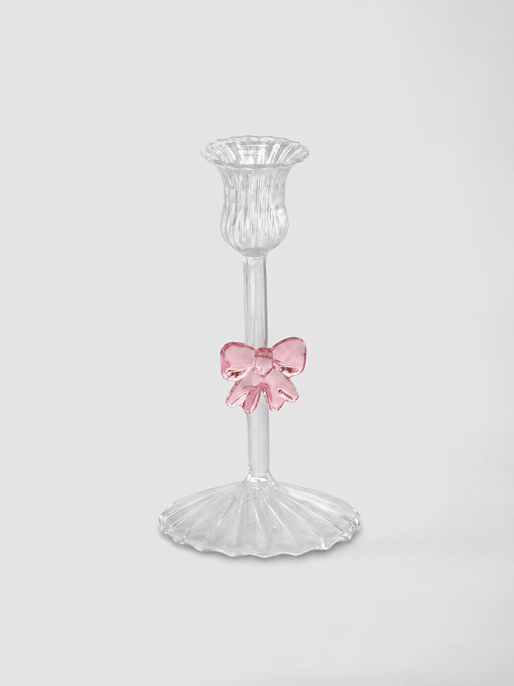 Colorless Candle Holder-1