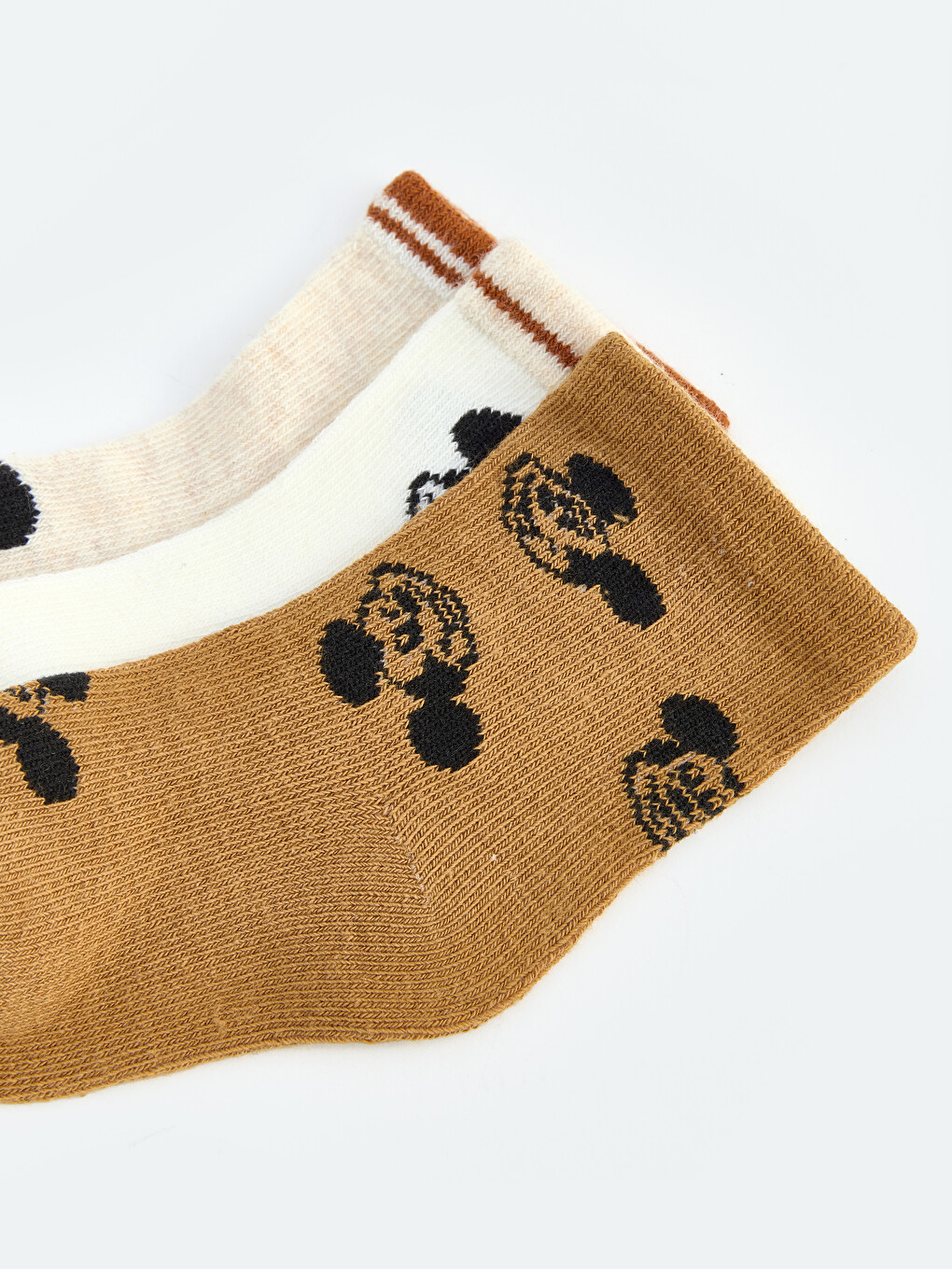 Baby-junge Ecru Knöchelsocken-1