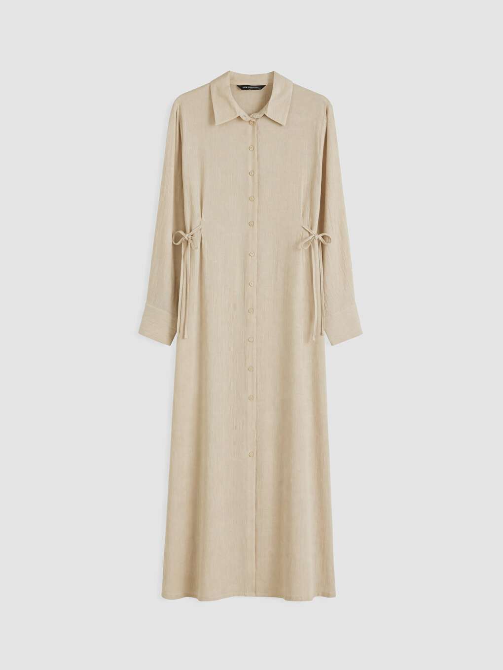 Robe Chemise Froissée À Nouer-4