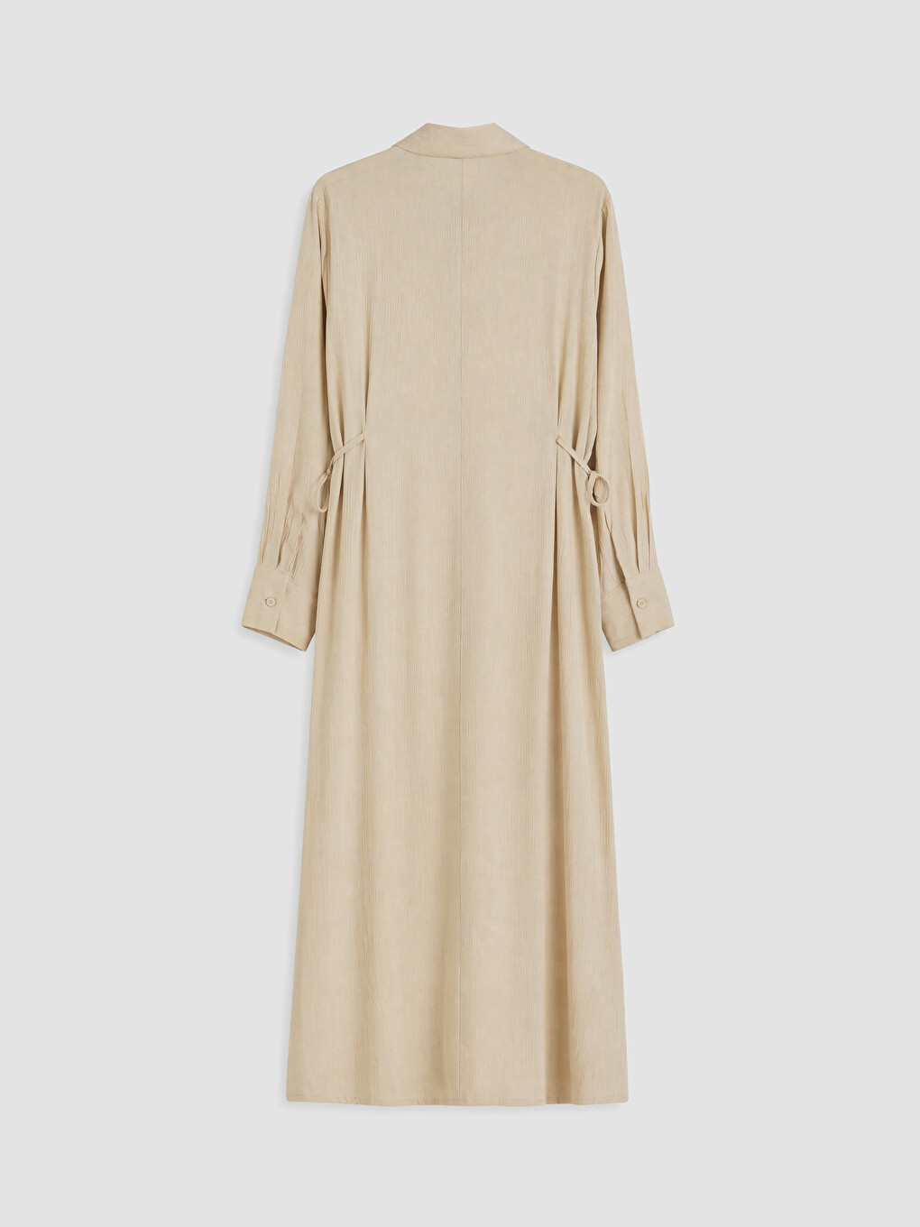 Robe Chemise Froissée À Nouer-5