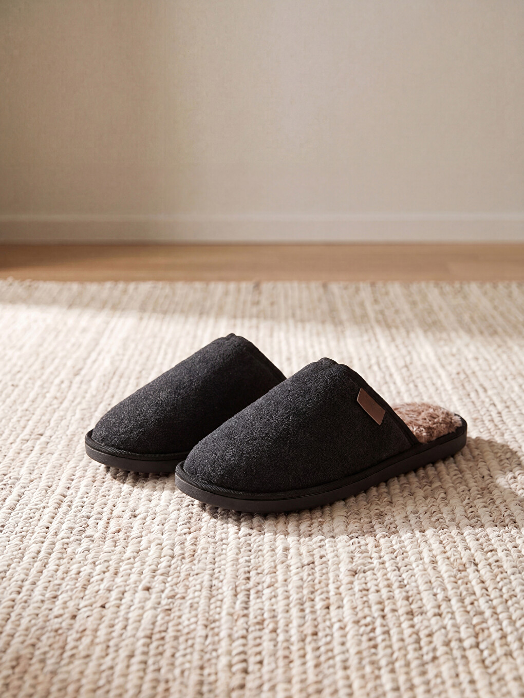 Plush Men's Men's Home Slipper