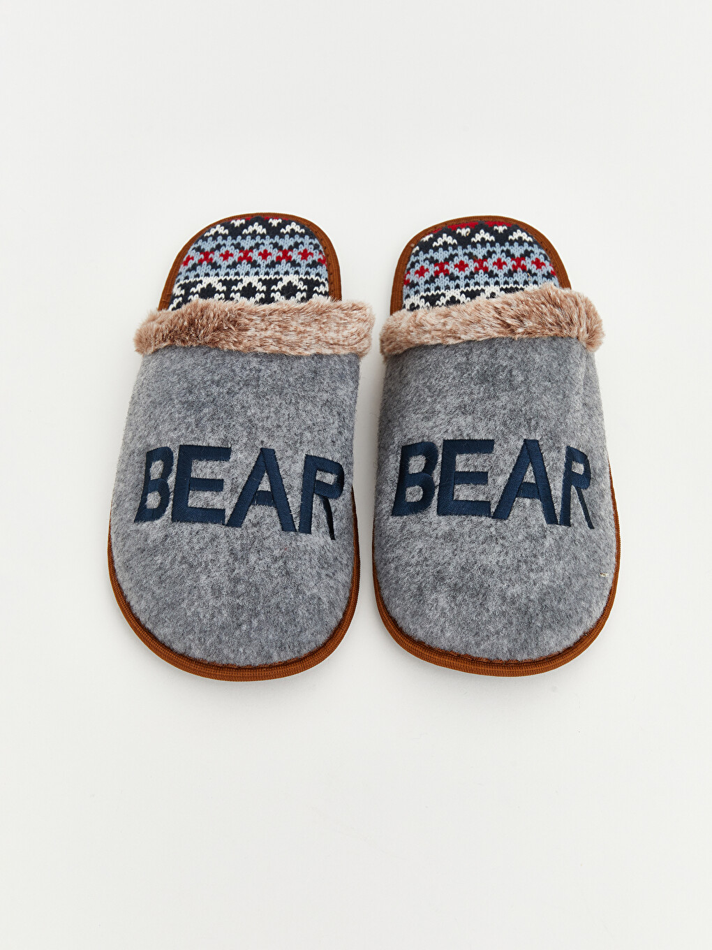 Plush Men's Home Slipper-2
