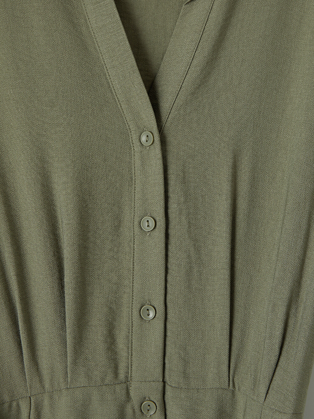 Robe de chemise Vert Femme-6