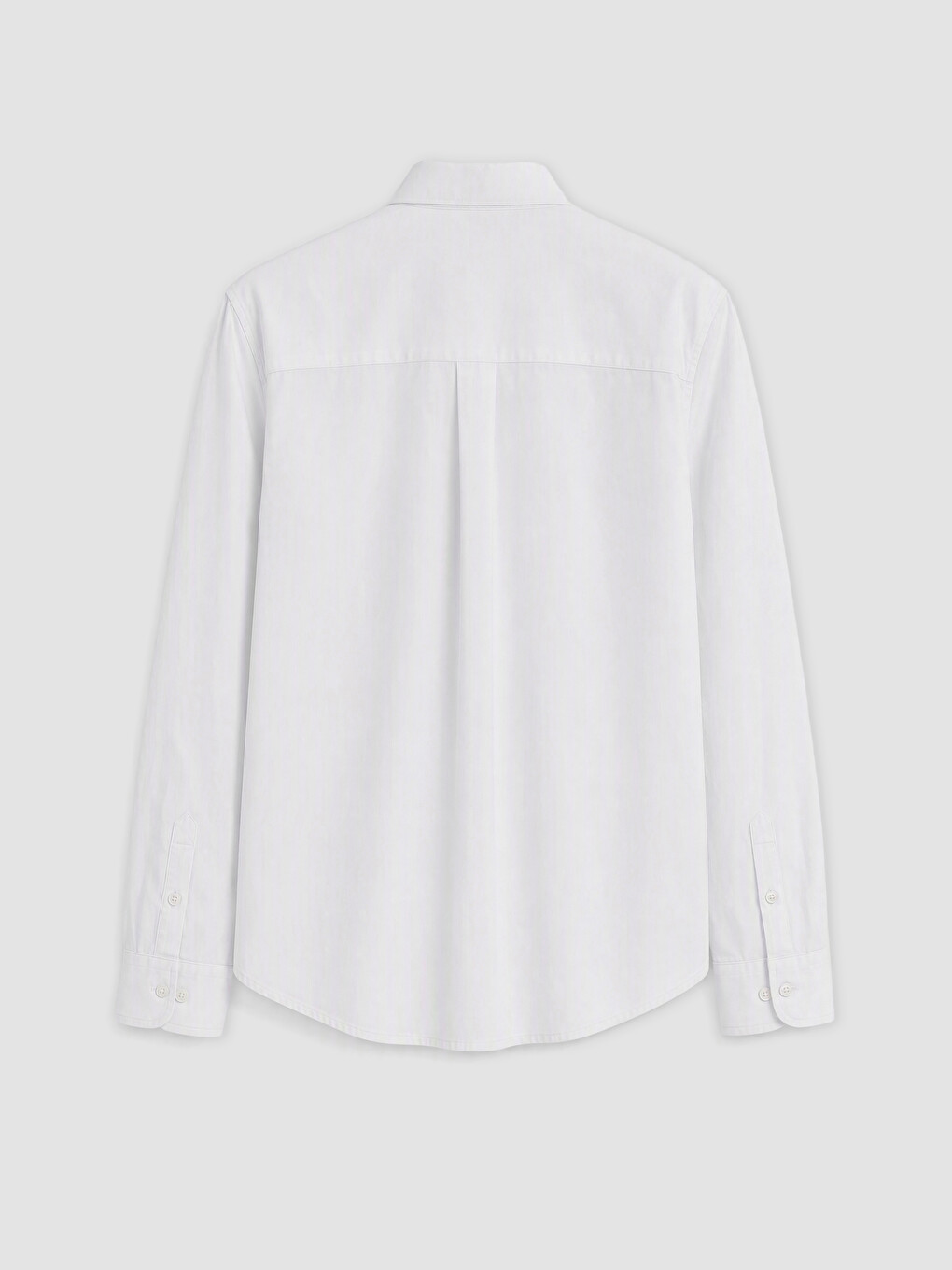 Beyaz Regular Fit Oxford Erkek Gömlek-2