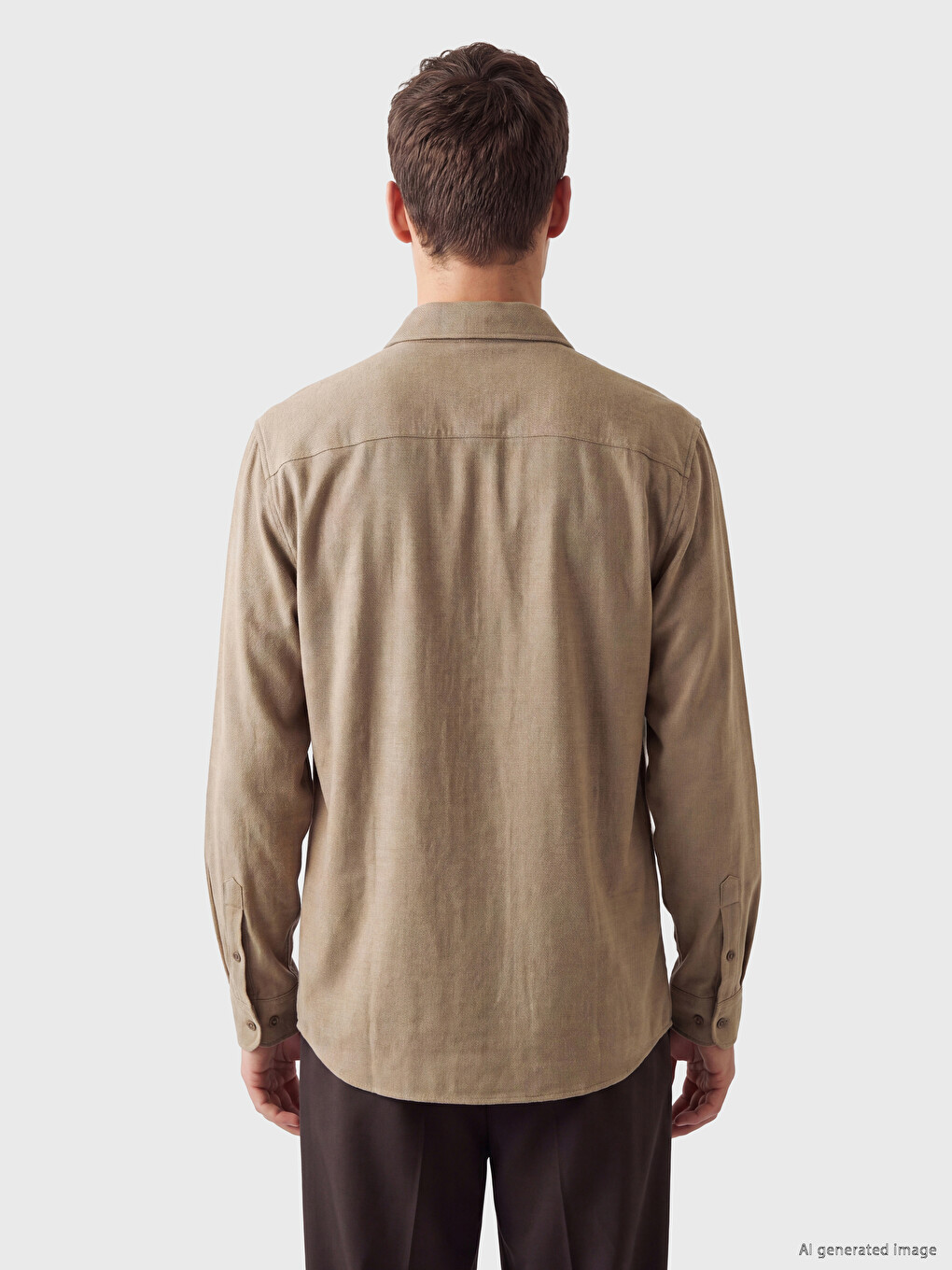 Slim Fit Men's Textured Shirt-3
