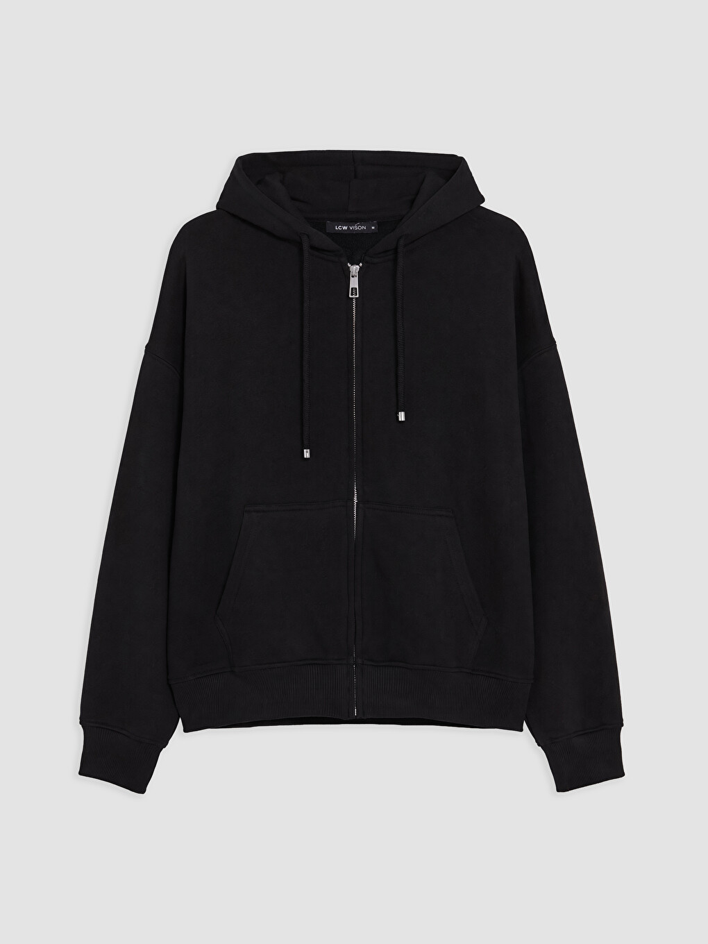 Sweat Zippé Noir Femme-4