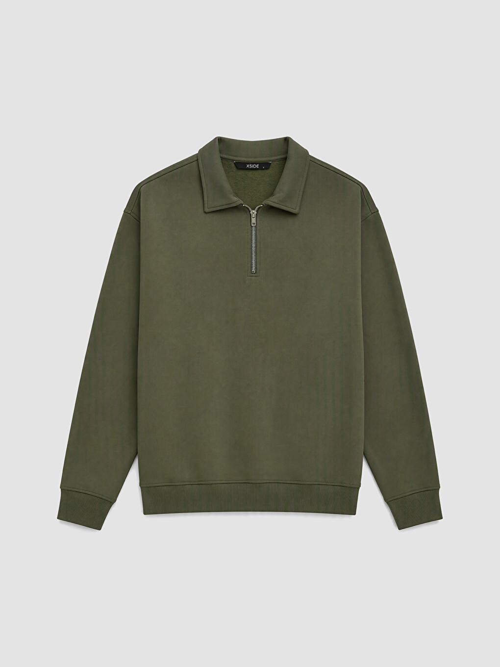 Man Khaki Sweatshirt-4
