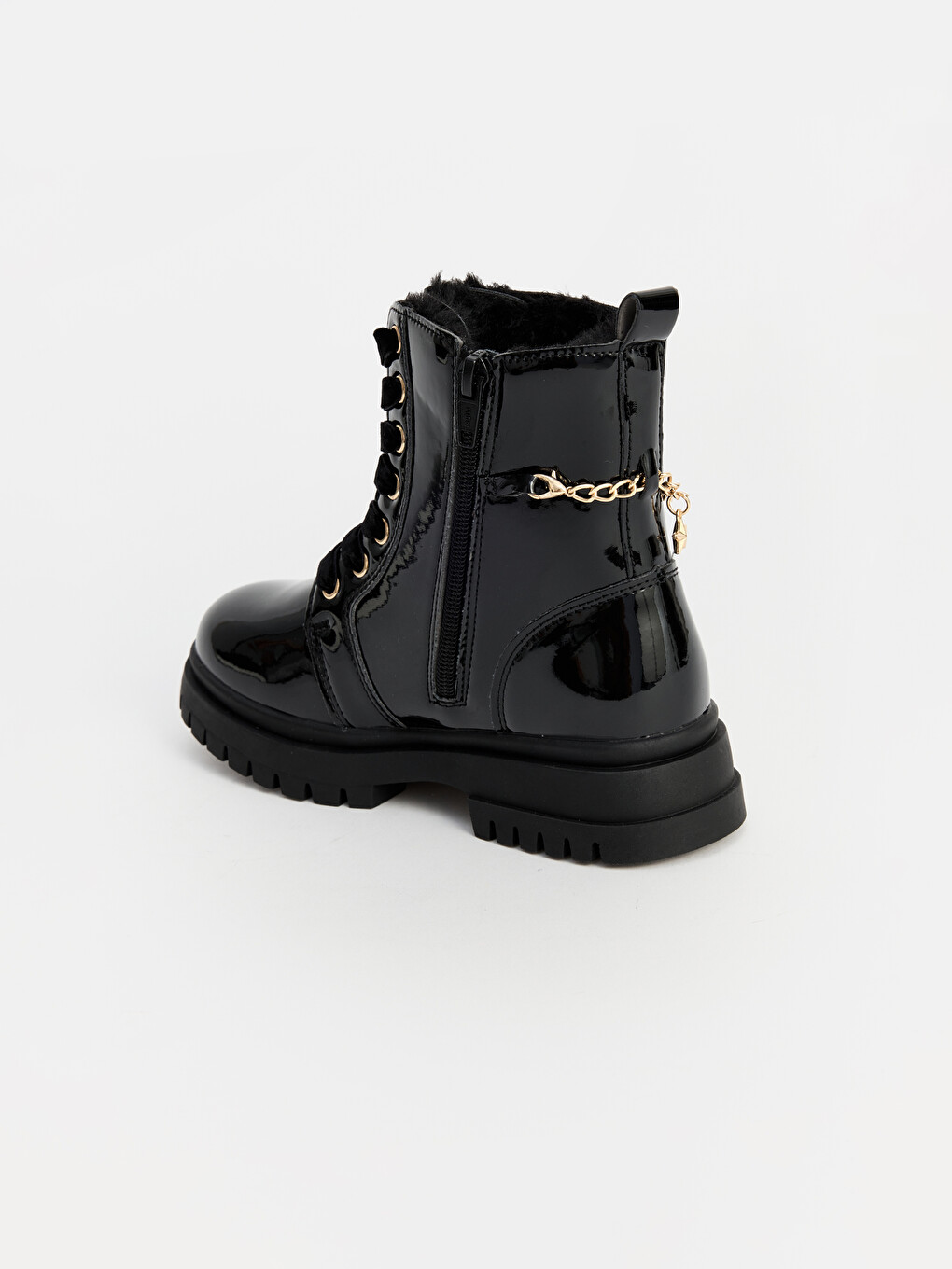Girl Black Boots-2