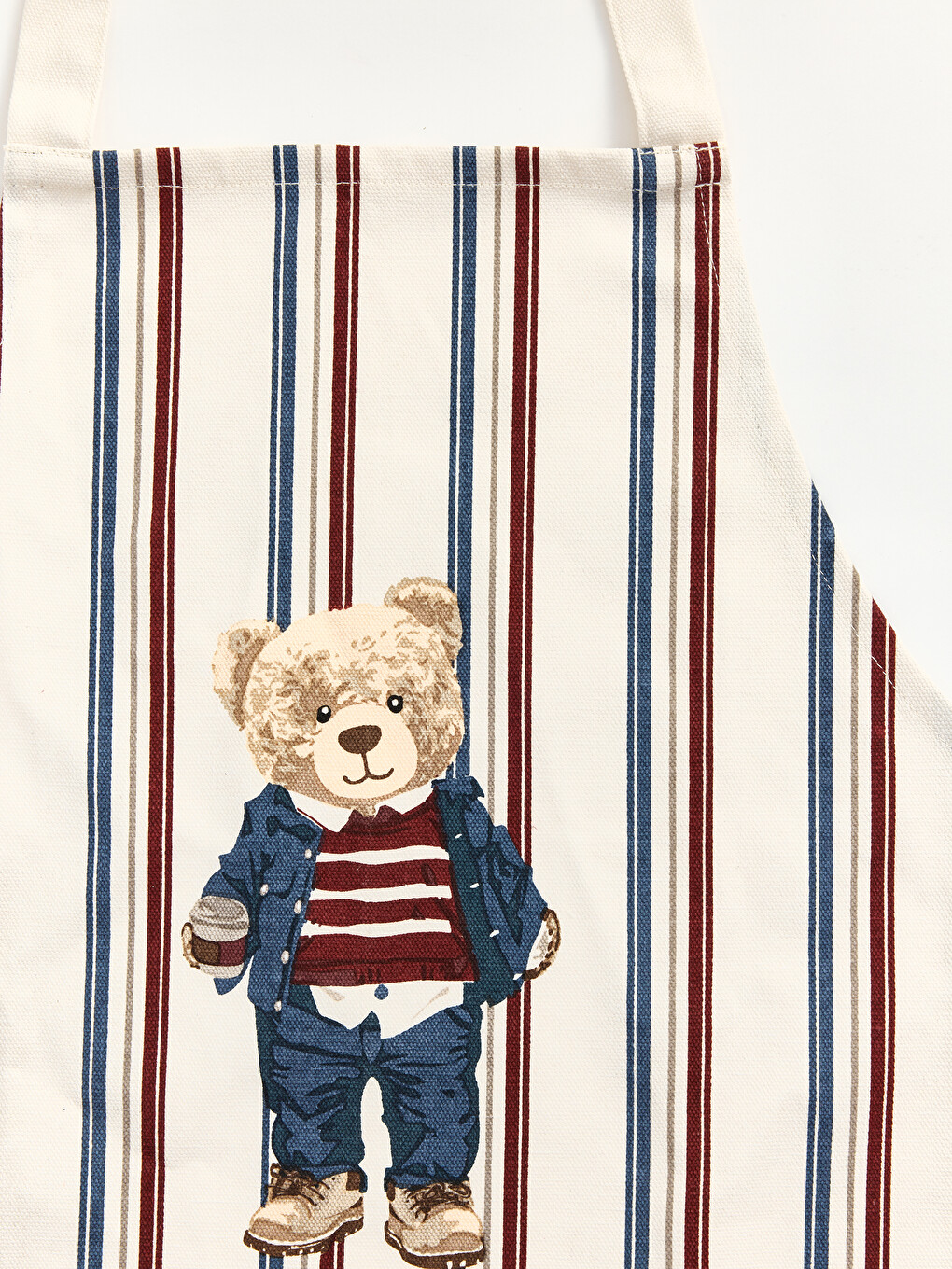 Karışık Ayı Teddy Baskılı Mutfak Önlüğü-1