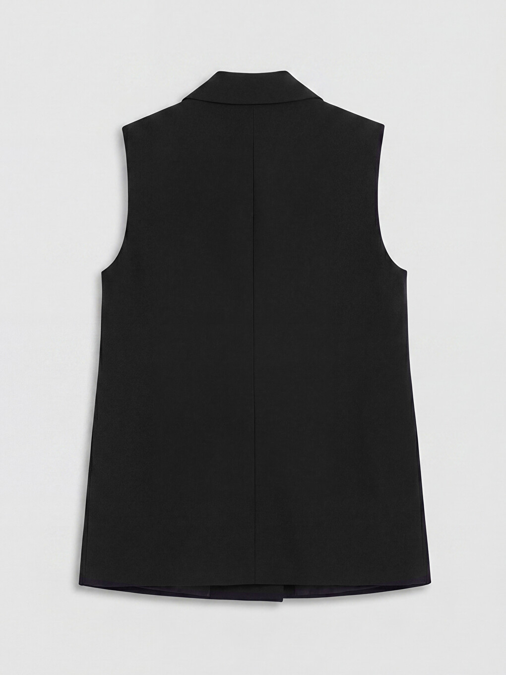Double Breasted Jacket Collar Women's Classic Waistcoat-5