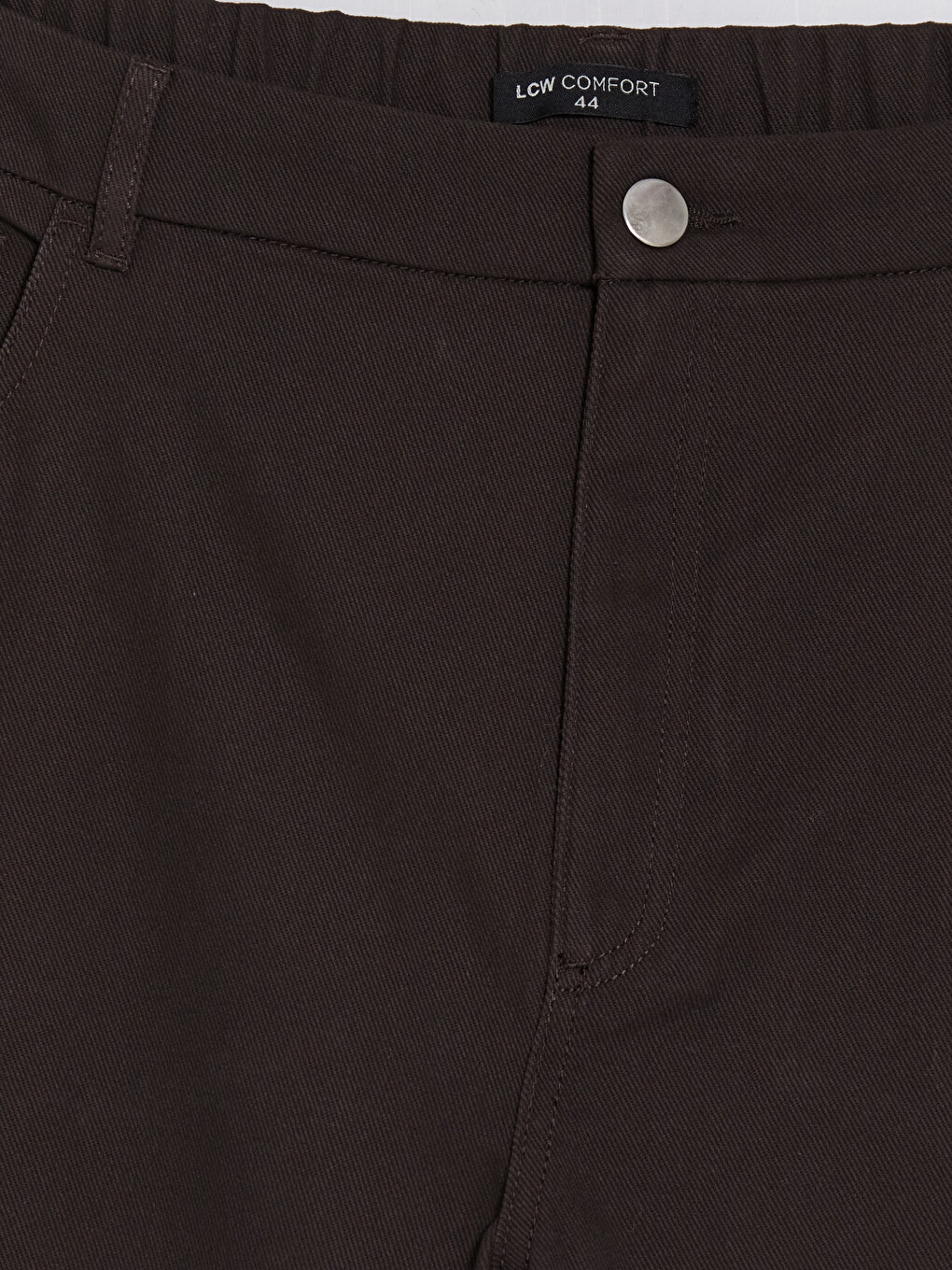Regular Fit Women's Twill Trousers-6