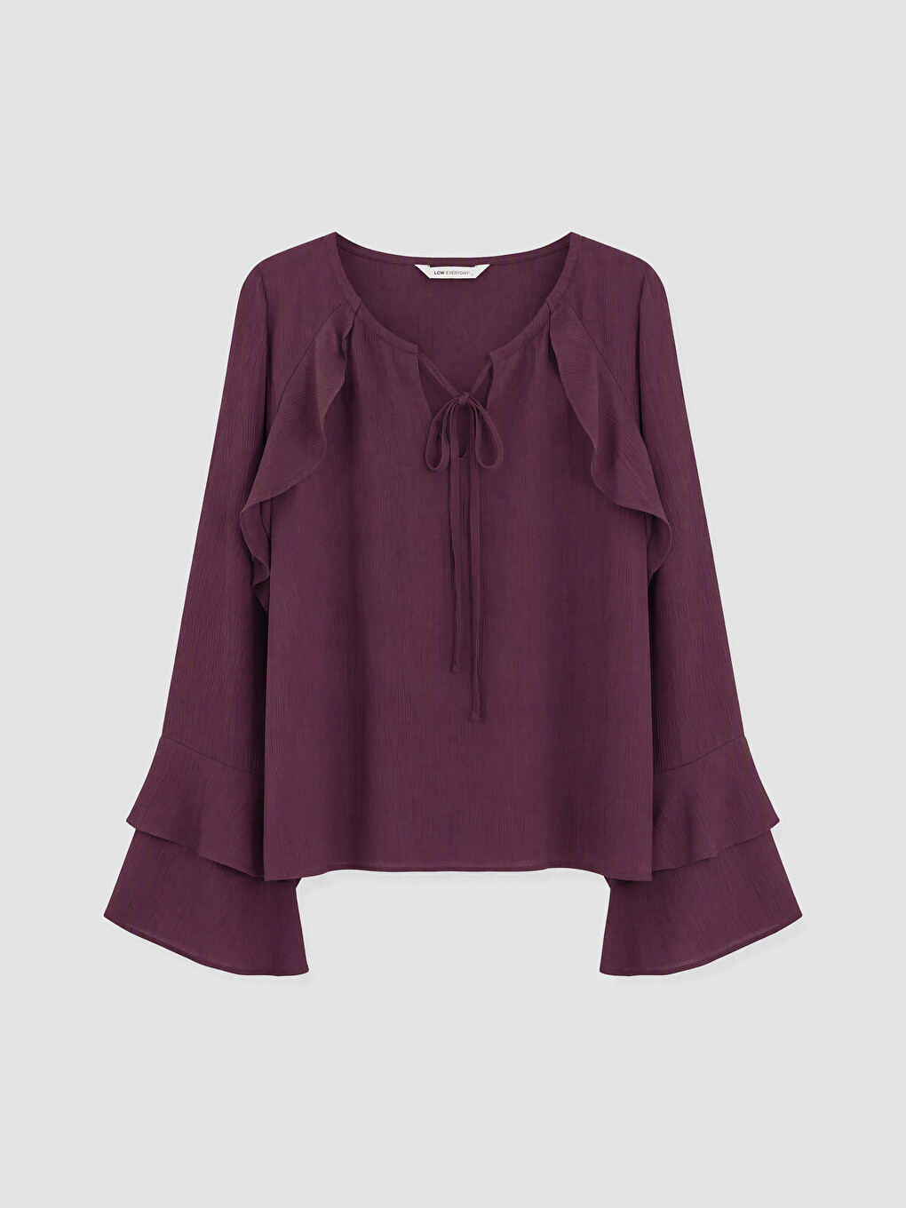Woman Plum Blouse