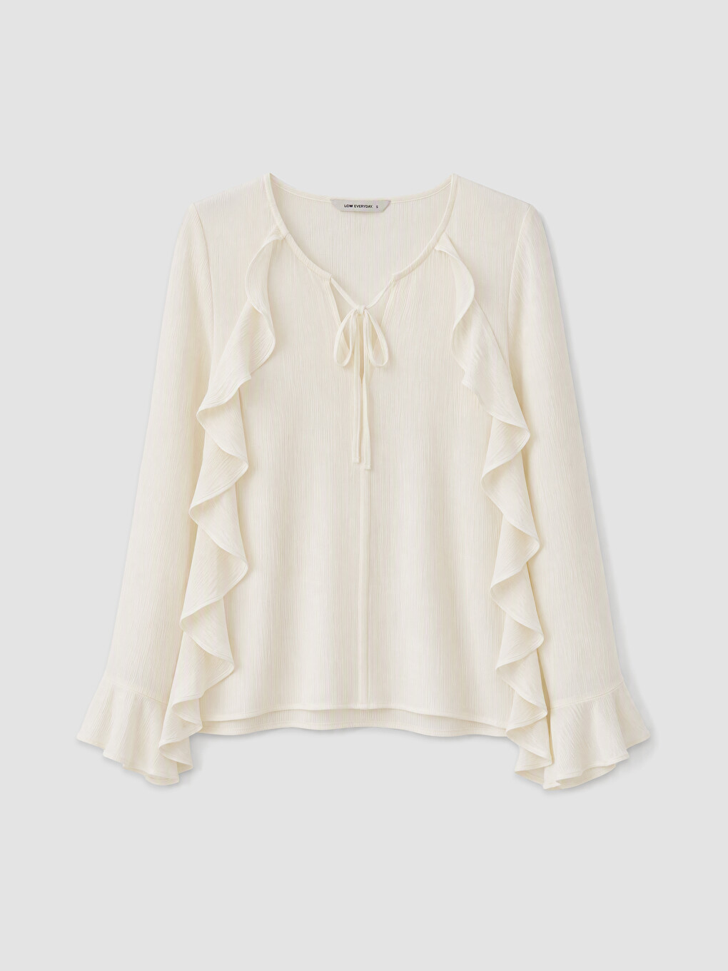 Woman White Blouse