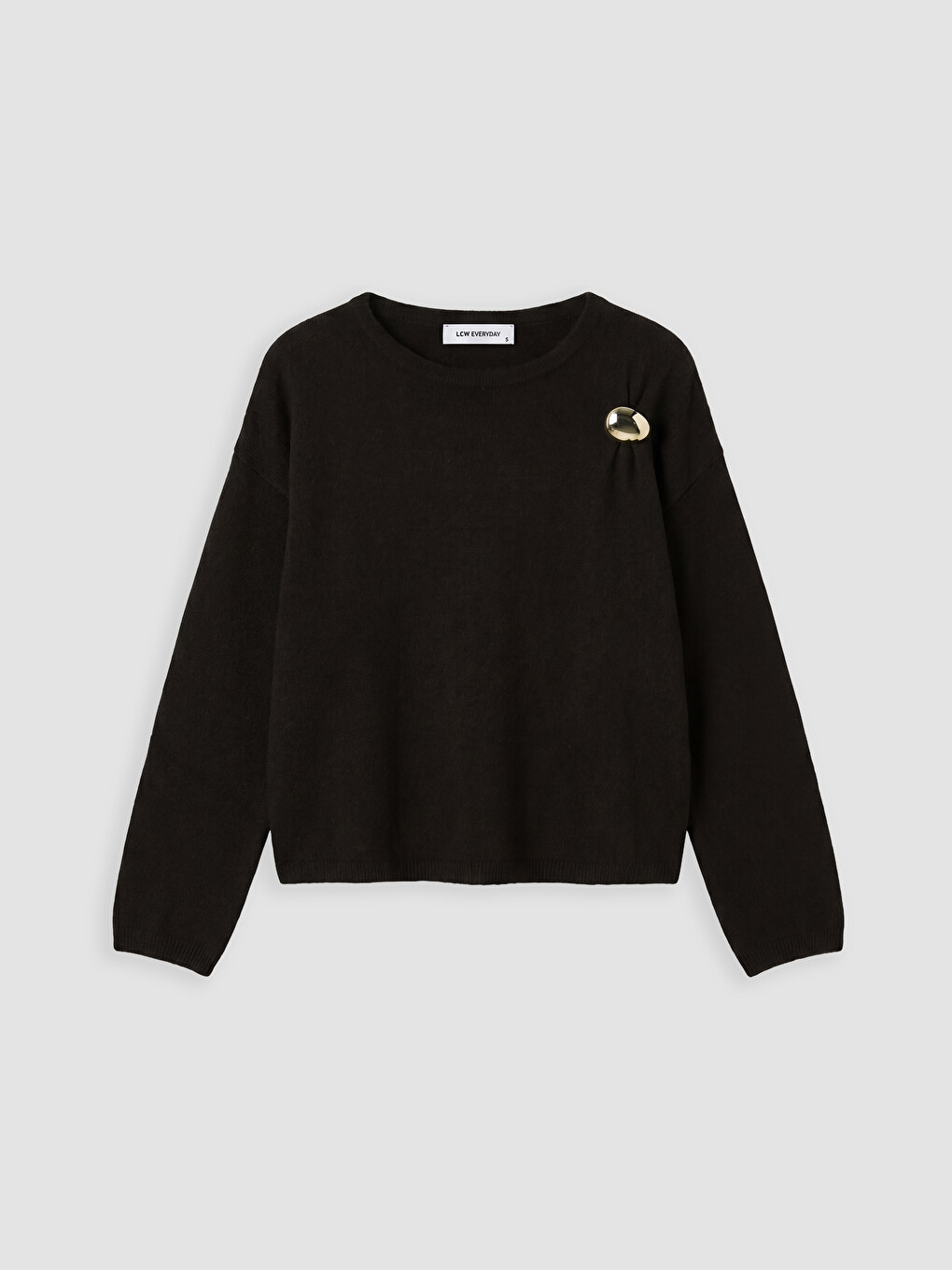 Crew Neck Women's Knitwear Sweater-4