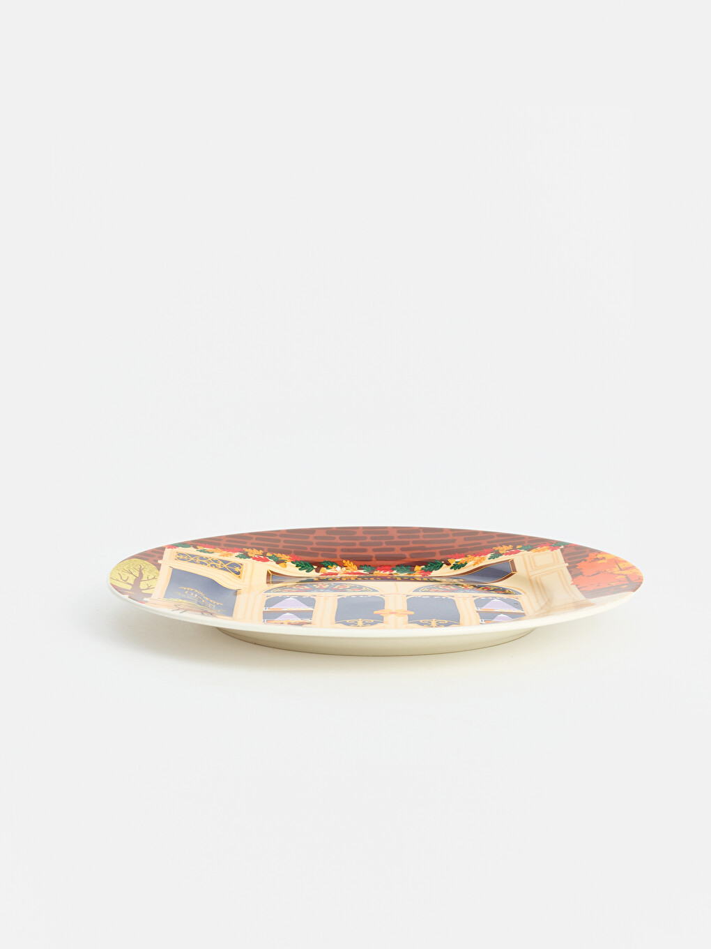 Printed Porcelain Cake Plate Set 2 Pack 19 Cm-3