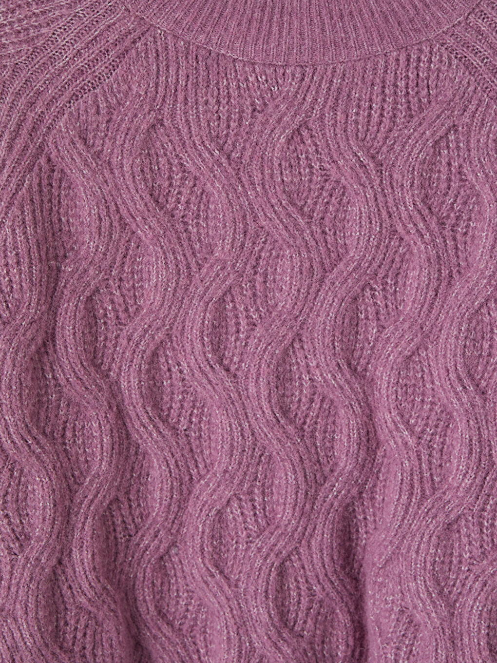 Crew Neck Patterned Women's Knitwear Sweater-6