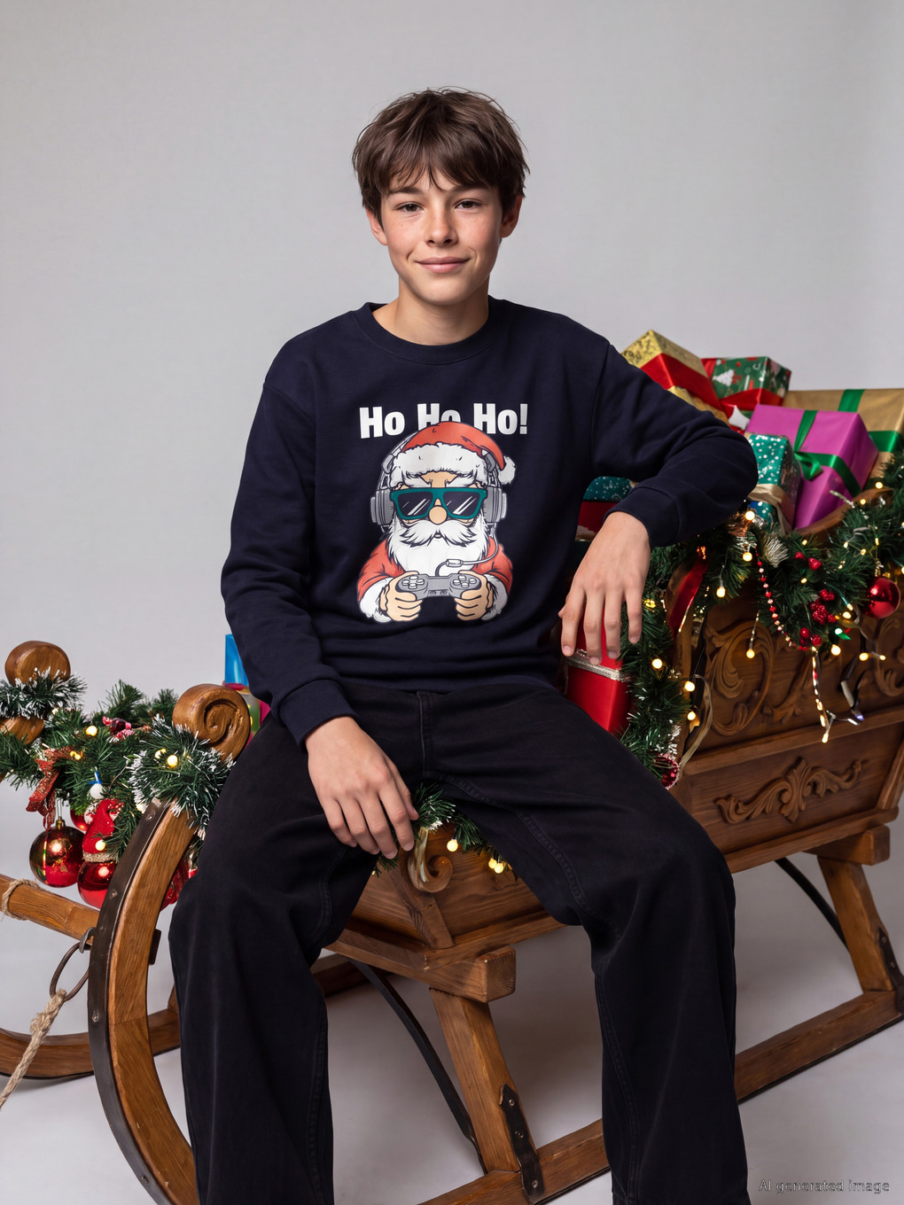 Boy Navy Sweatshirt