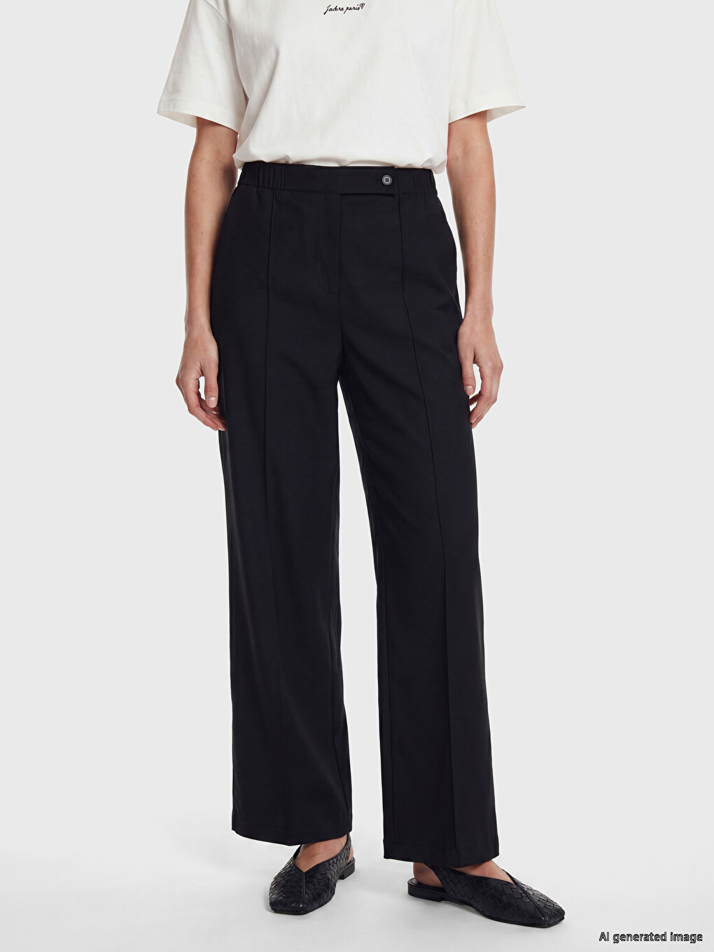 Woman Black Trousers-1
