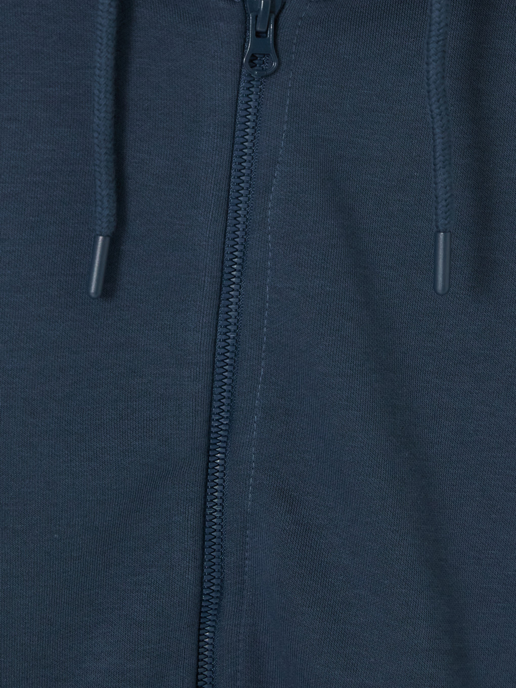 Lacivert Kapüşonlu Erkek Fermuarlı Sweatshirt-6