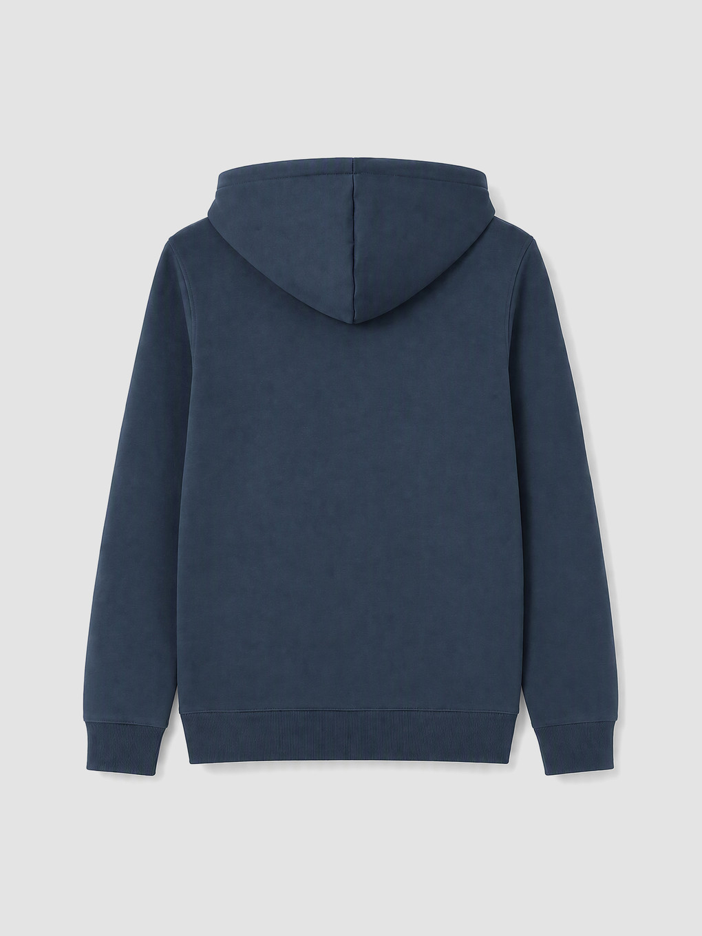 Lacivert Kapüşonlu Erkek Fermuarlı Sweatshirt-7