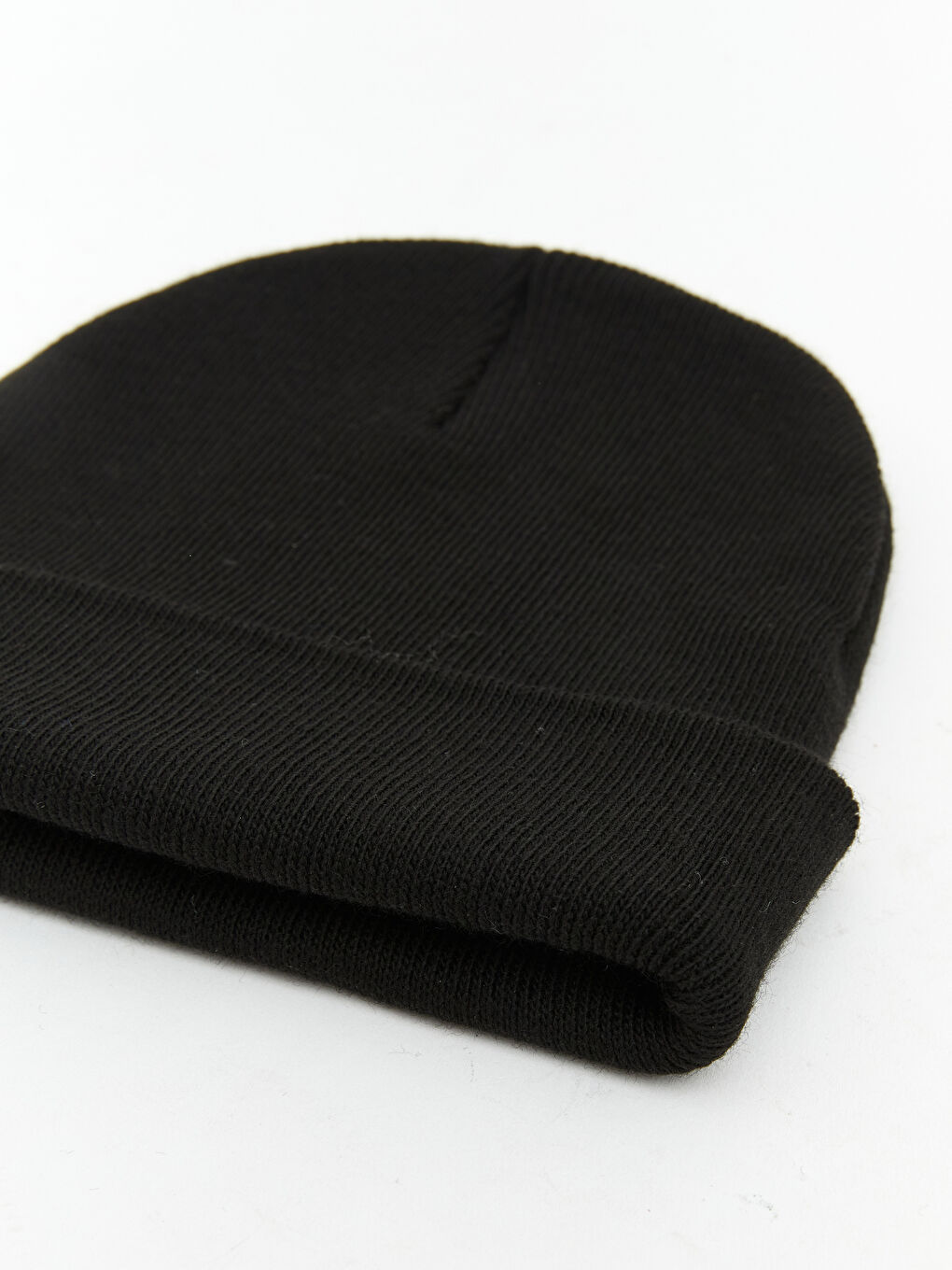 Siyah Basic Erkek Triko Bere-2