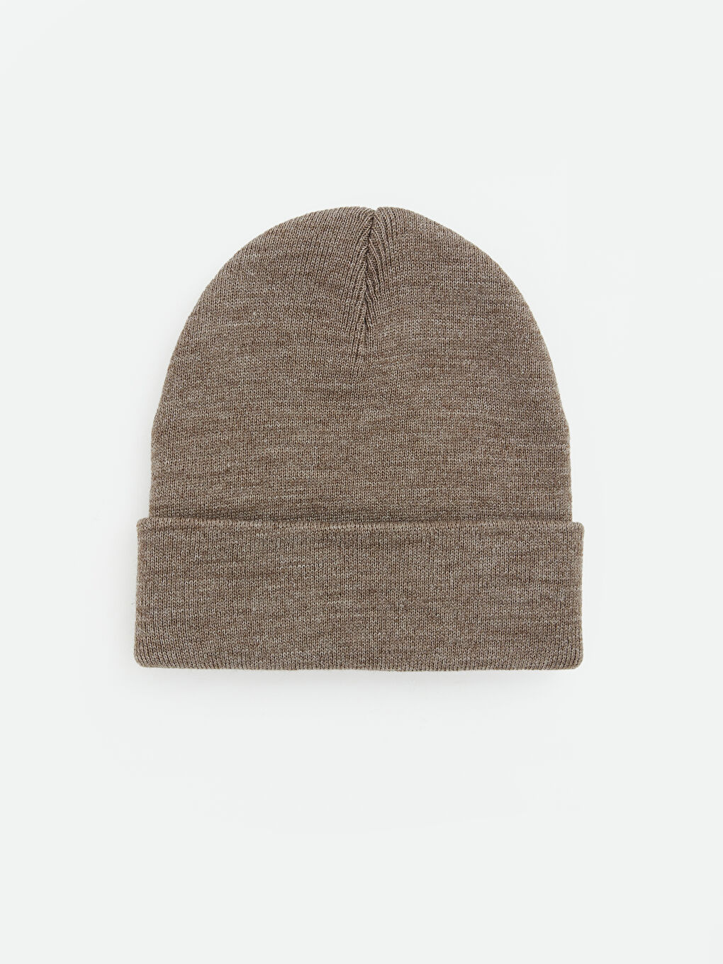 Kahverengi Basic Erkek Triko Bere