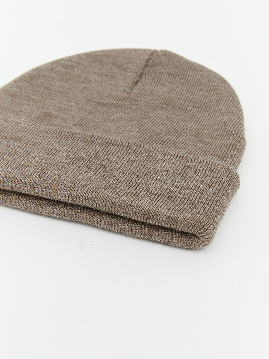 Kahverengi Basic Erkek Triko Bere-2