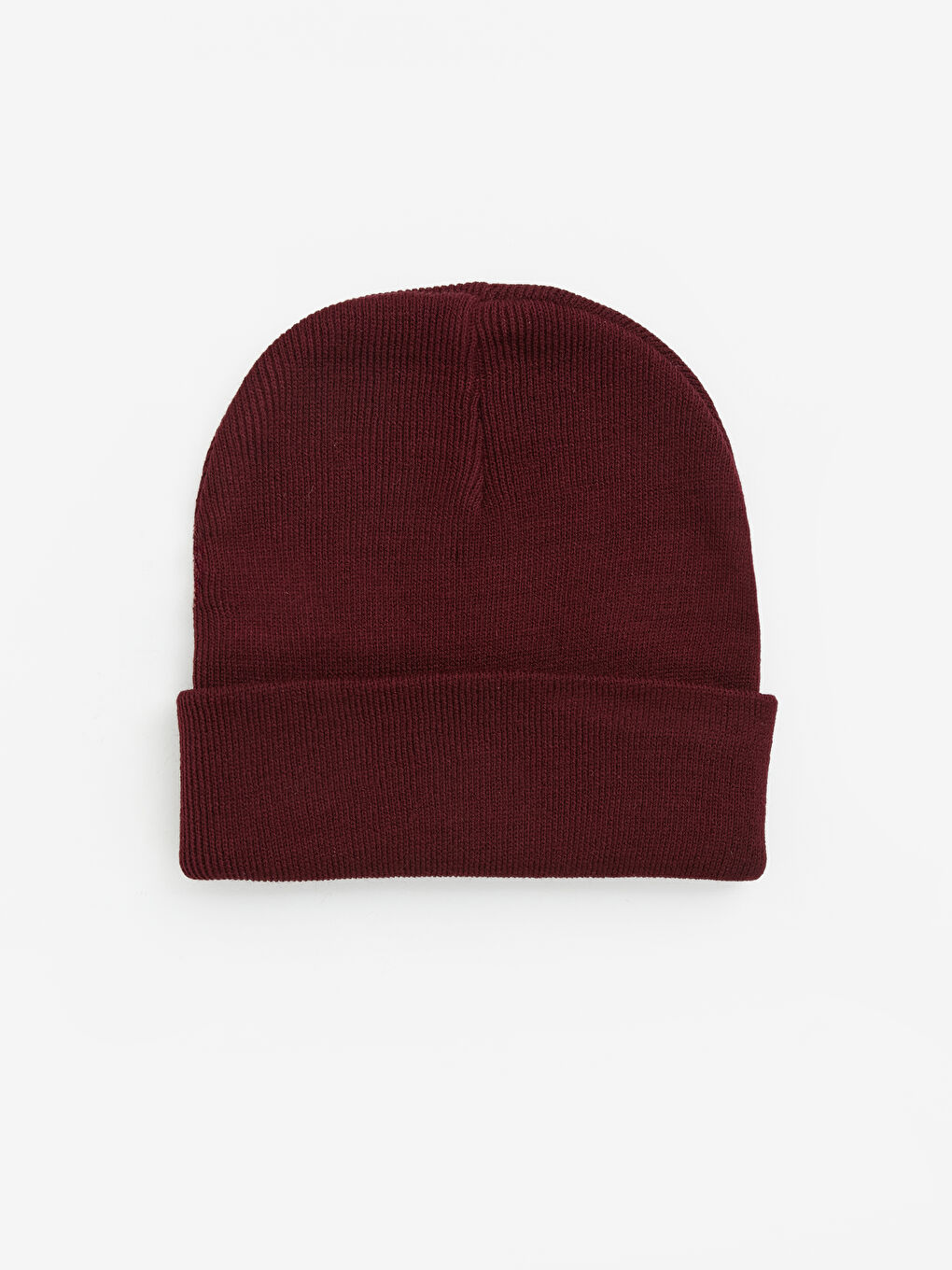 Bordo Basic Erkek Triko Bere