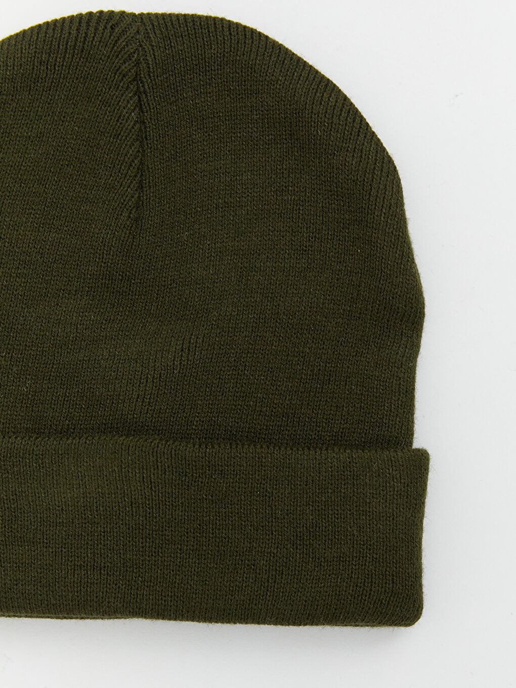 Haki Basic Erkek Triko Bere-1