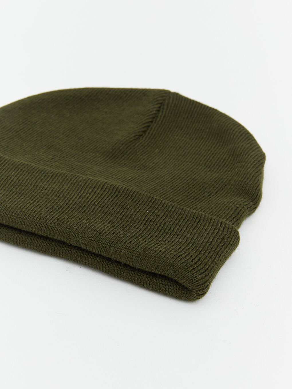 Haki Basic Erkek Triko Bere-2