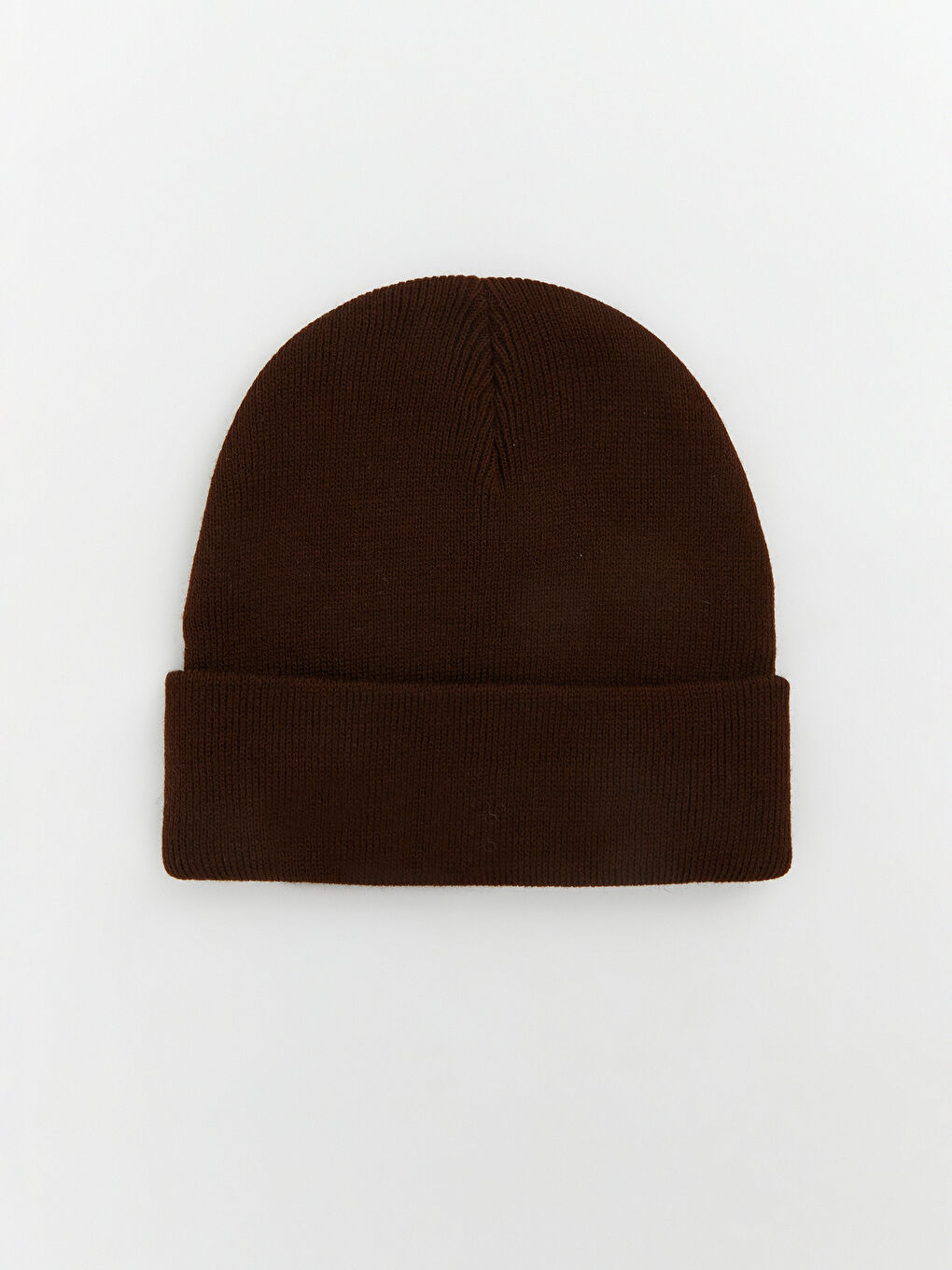 Kahverengi Basic Erkek Triko Bere