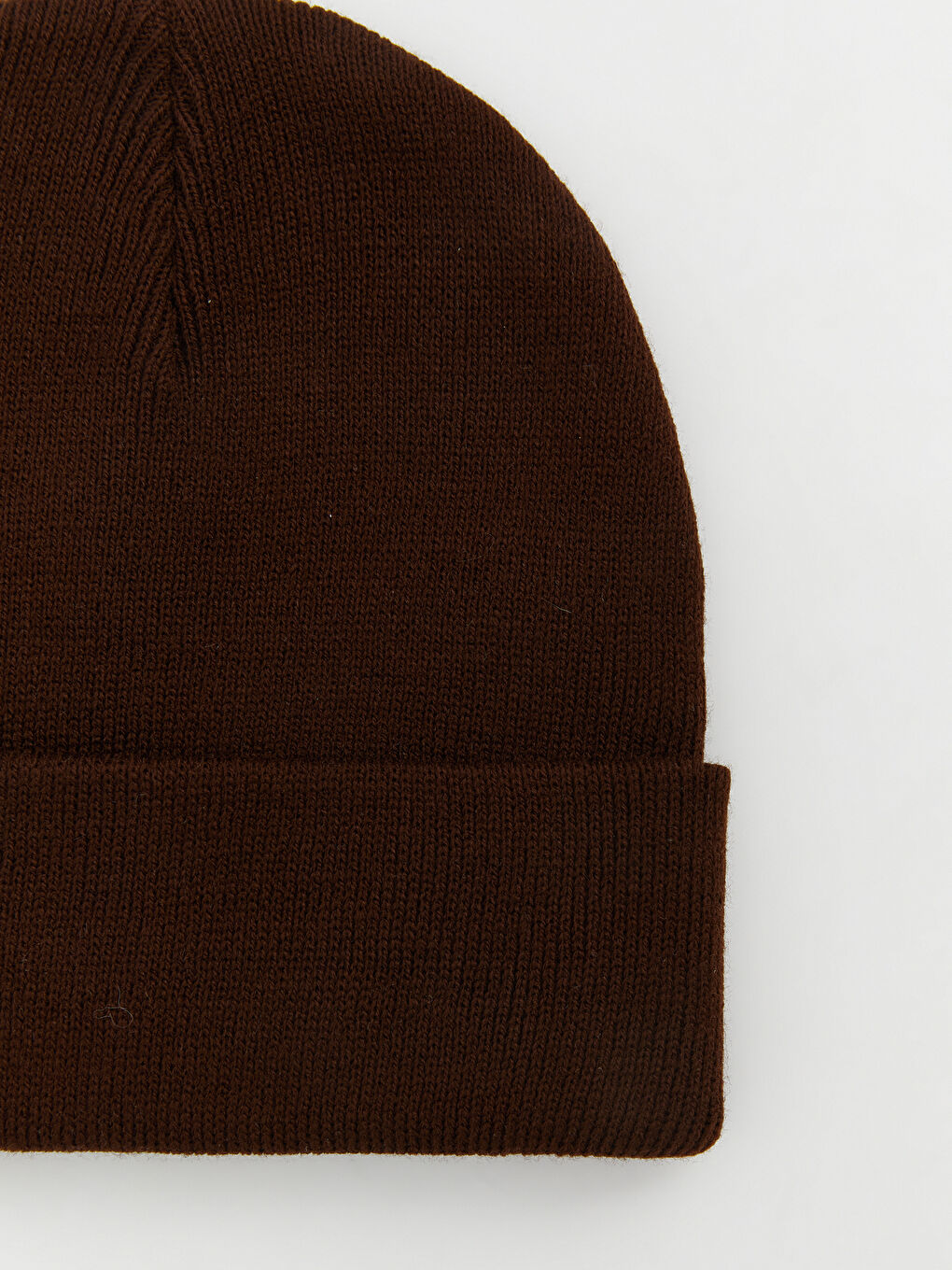 Kahverengi Basic Erkek Triko Bere-1