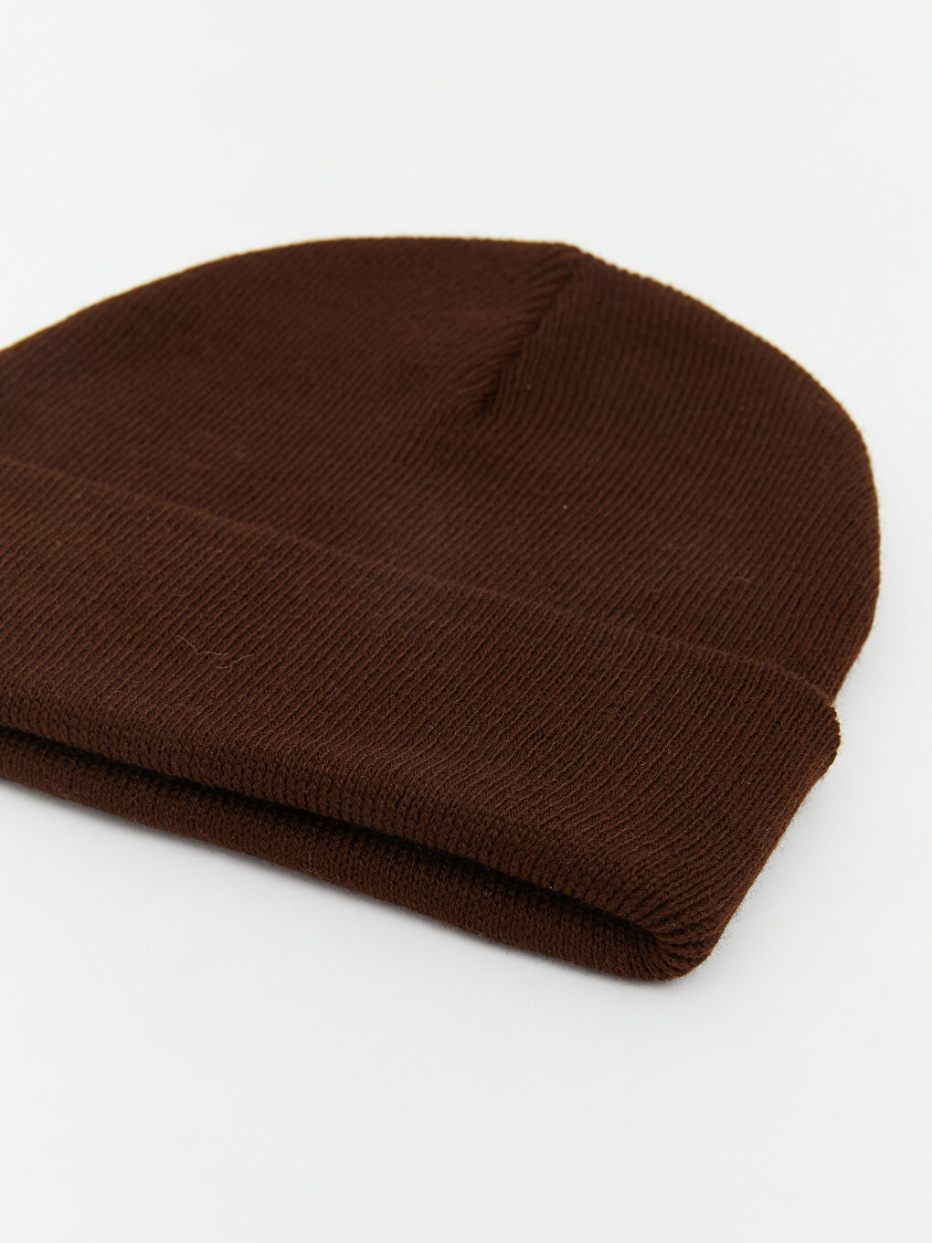 Kahverengi Basic Erkek Triko Bere-2