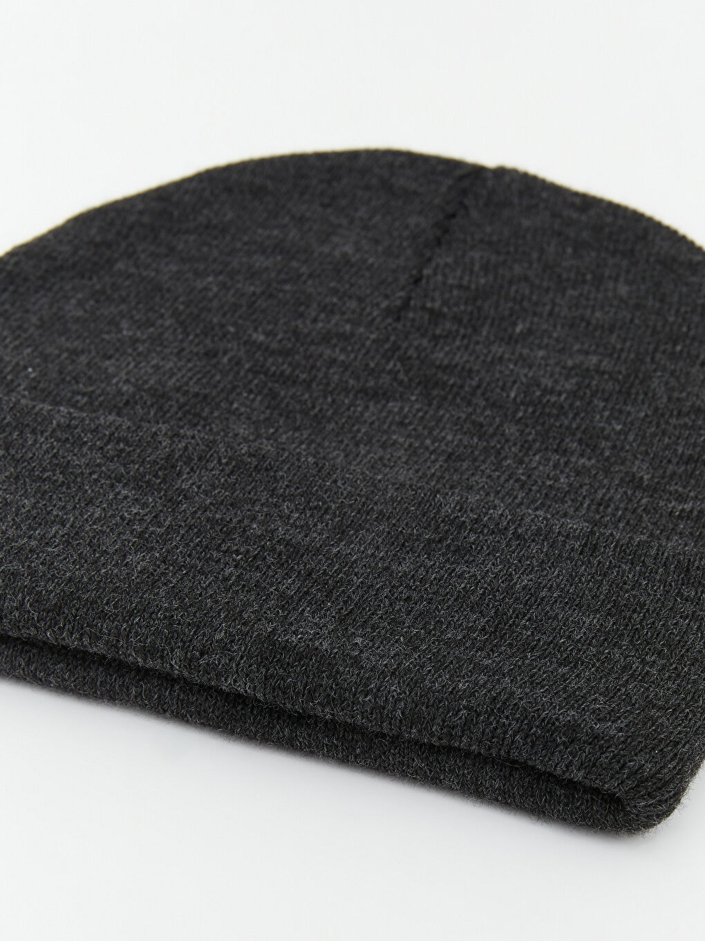 Antrasit Basic Erkek Triko Bere-2