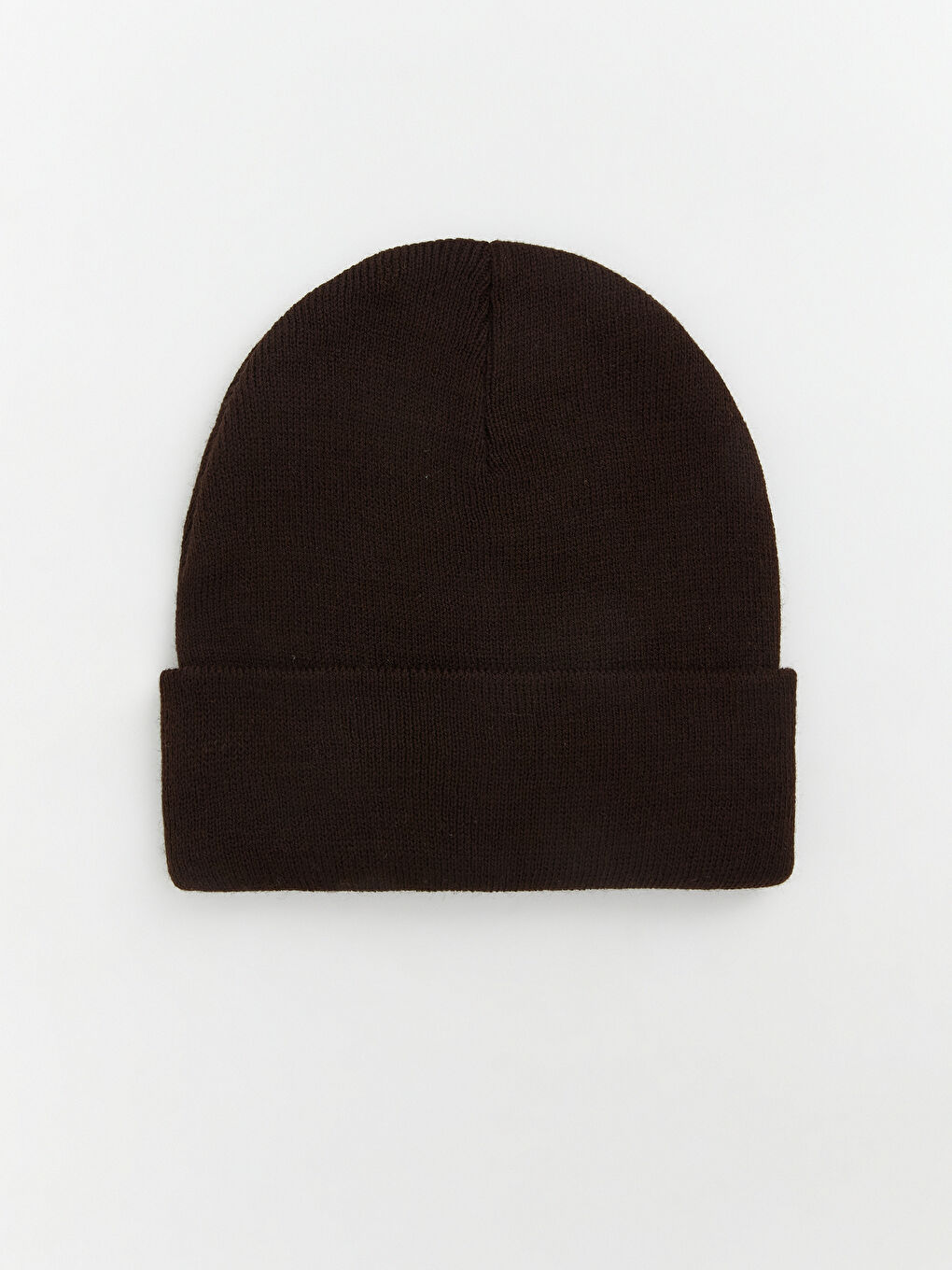 Kahverengi Basic Erkek Triko Bere