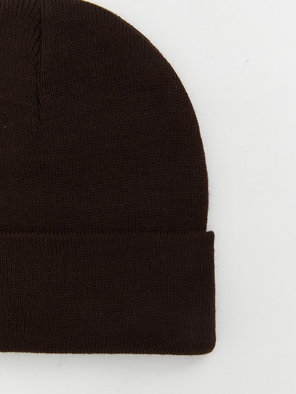 Kahverengi Basic Erkek Triko Bere-1