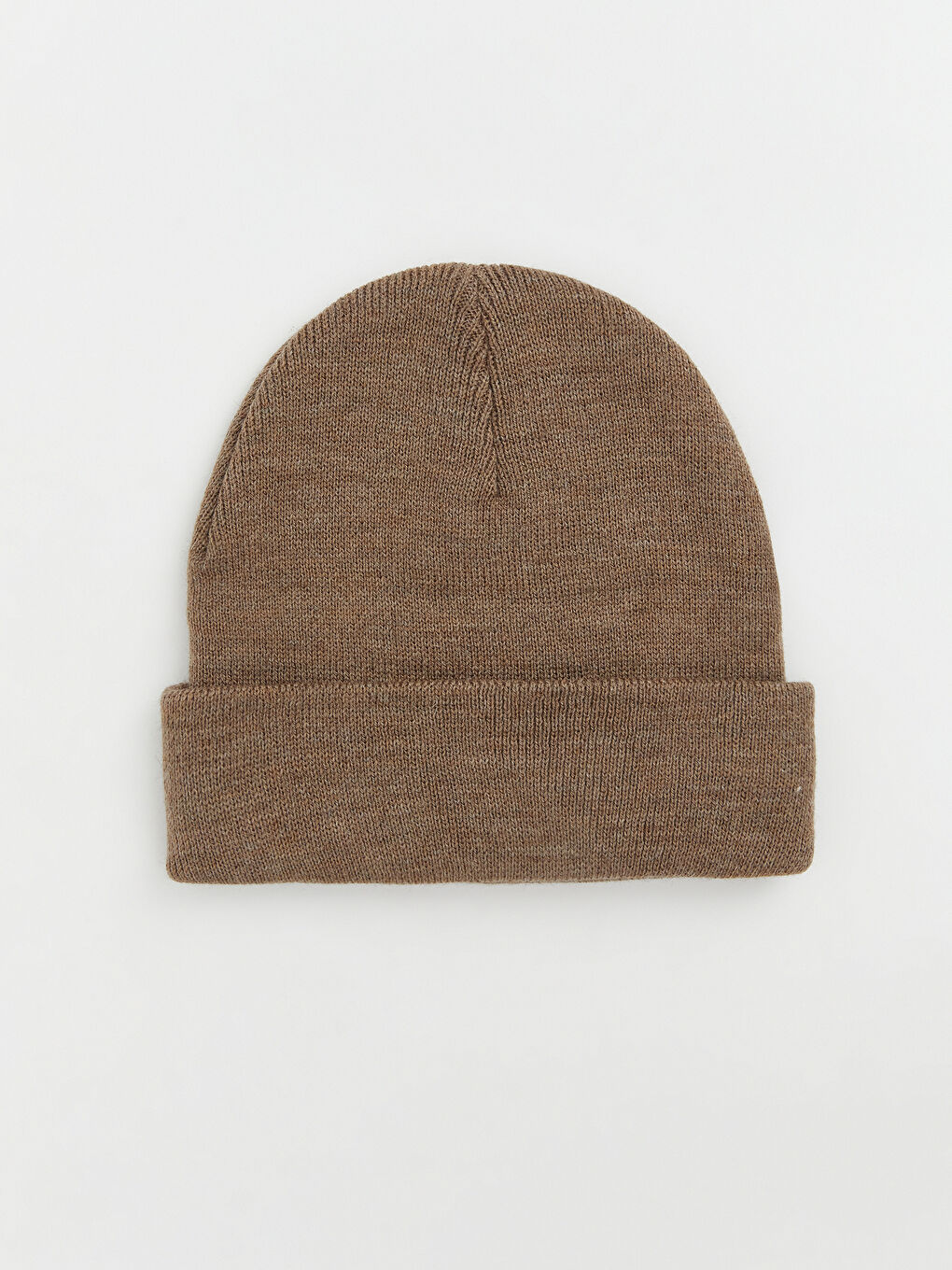 Kahverengi Basic Erkek Triko Bere