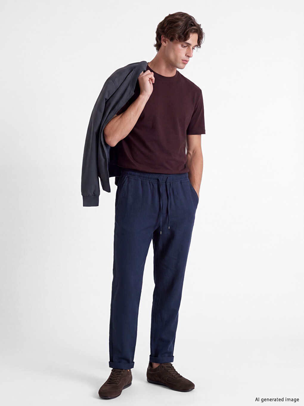 Pantalon Homme Coupe Régulière-1