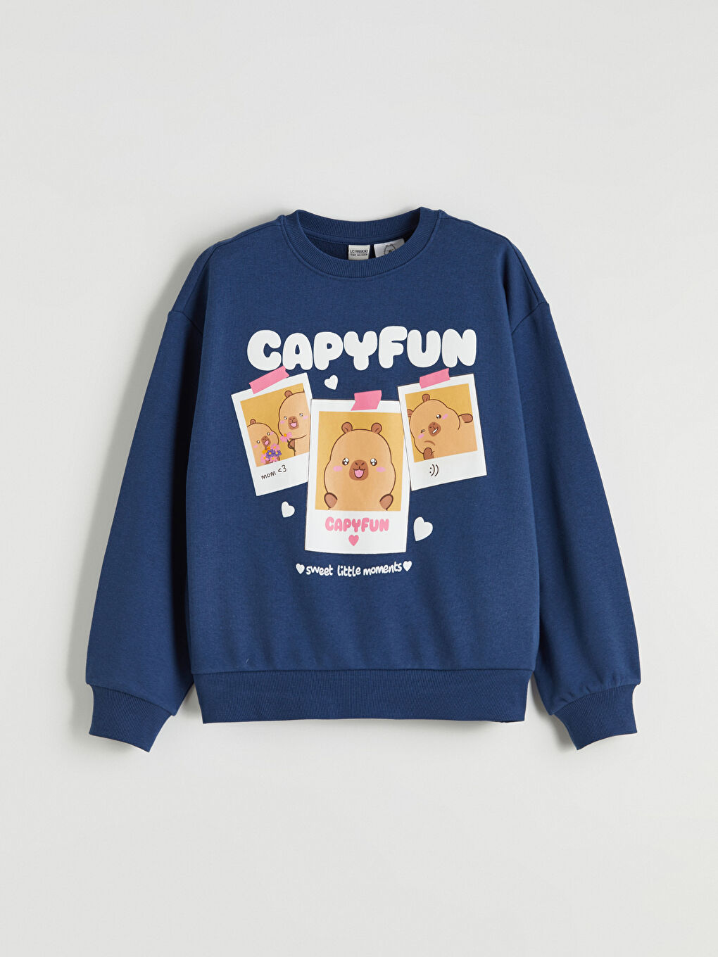 Lacivert Kız Çocuk Capyfun Baskılı Eşofman Takım-1