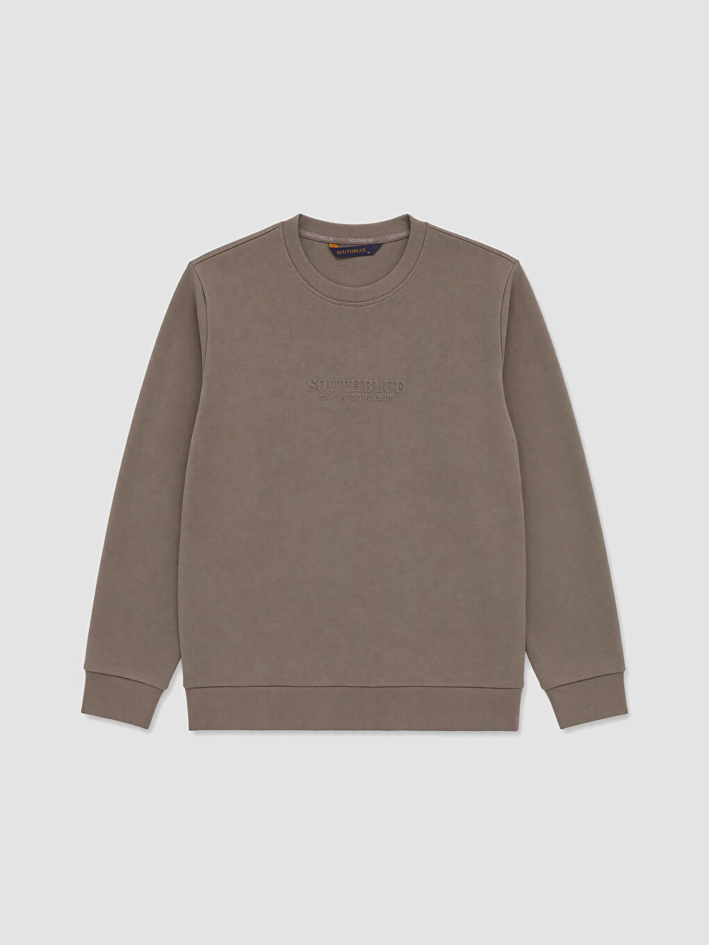 Man Brown Sweatshirt
