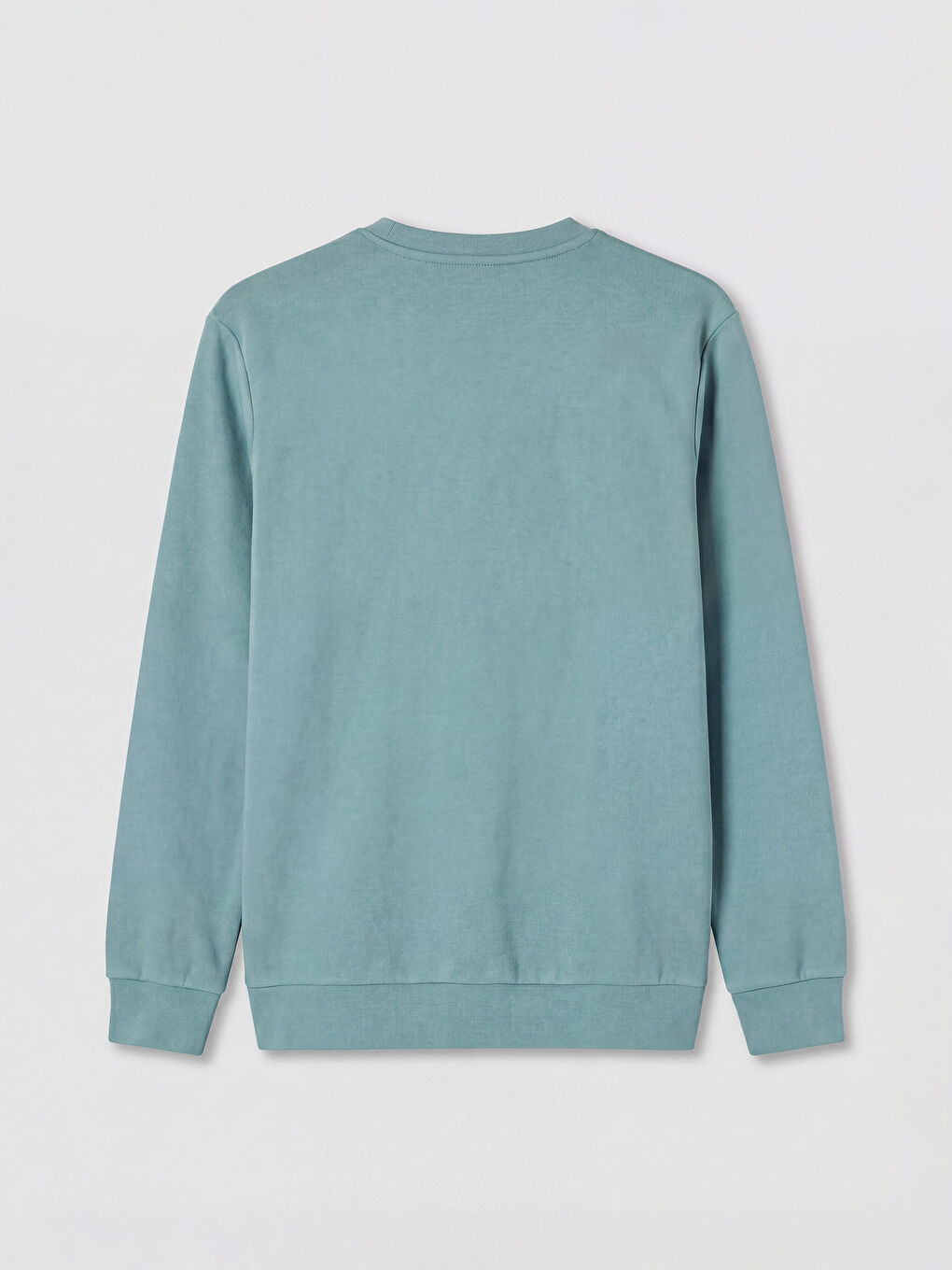 Mavi Bisiklet Yaka Baskılı Erkek Sweatshirt-5