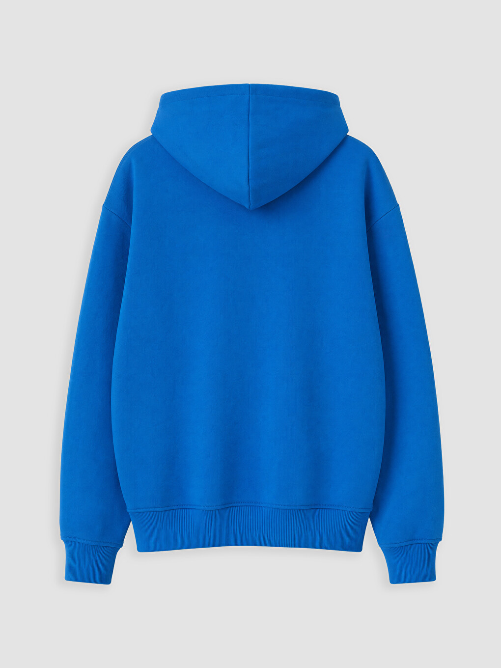 Mavi Kapüşonlu Baskılı Erkek Çocuk Sweatshirt-2