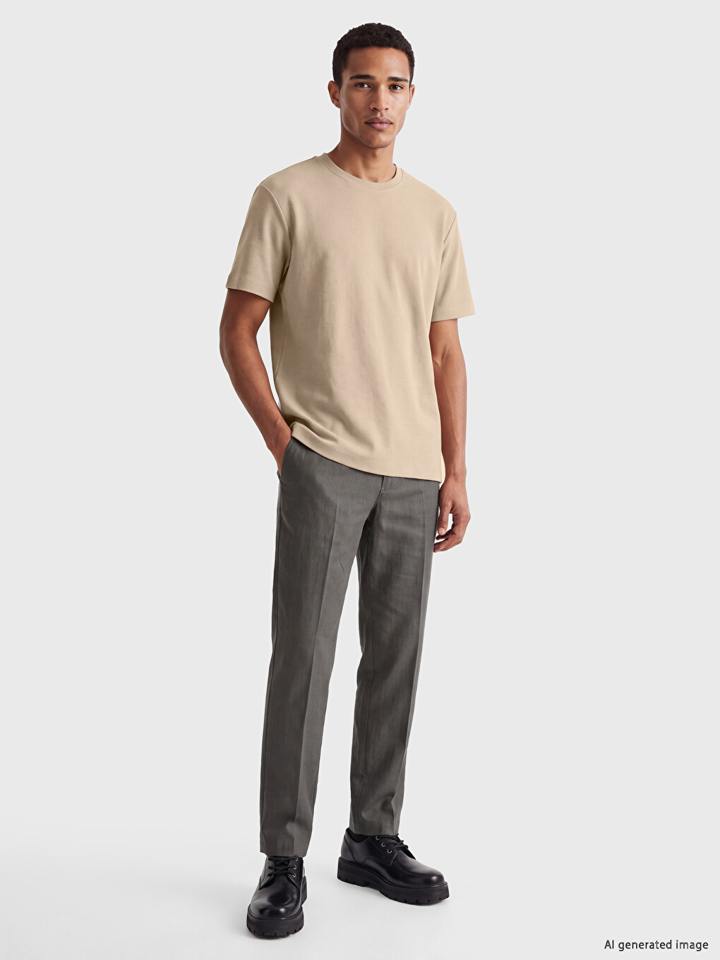 Crew Neck Men's T-shirt-1