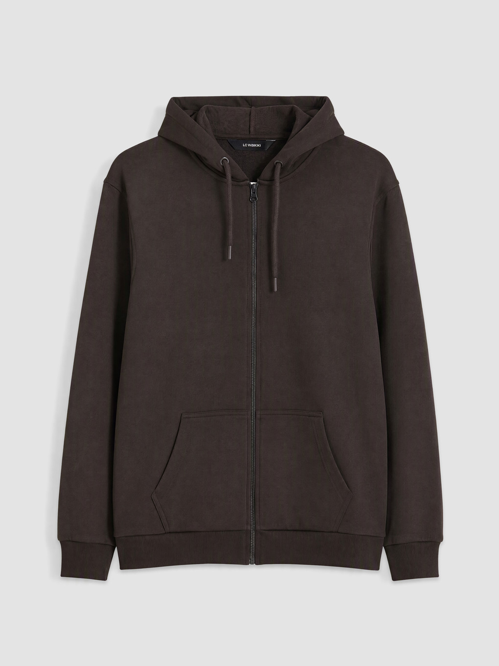 Kapüşonlu Erkek Fermuarlı Sweatshirt