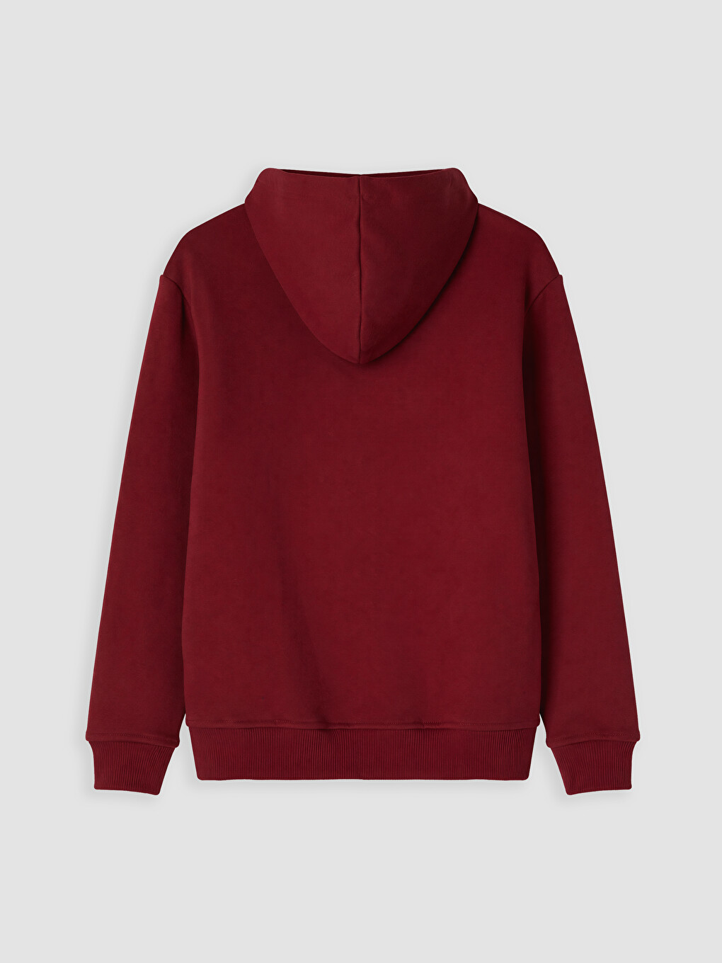 Bordo Baskılı Erkek Çocuk Kalın Sweatshirt-2