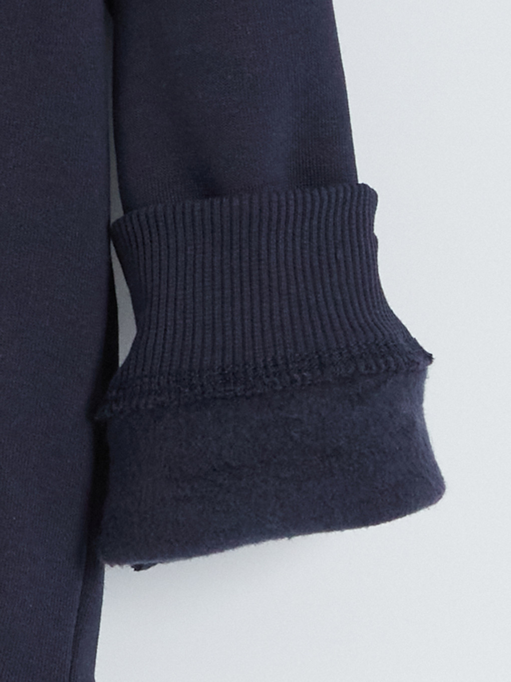 Lacivert Baskılı Erkek Çocuk Kalın Sweatshirt-1