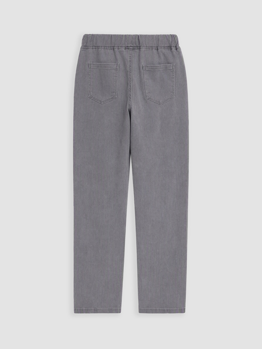 Gri Slim Fit Erkek Çocuk Jean Pantolon-2